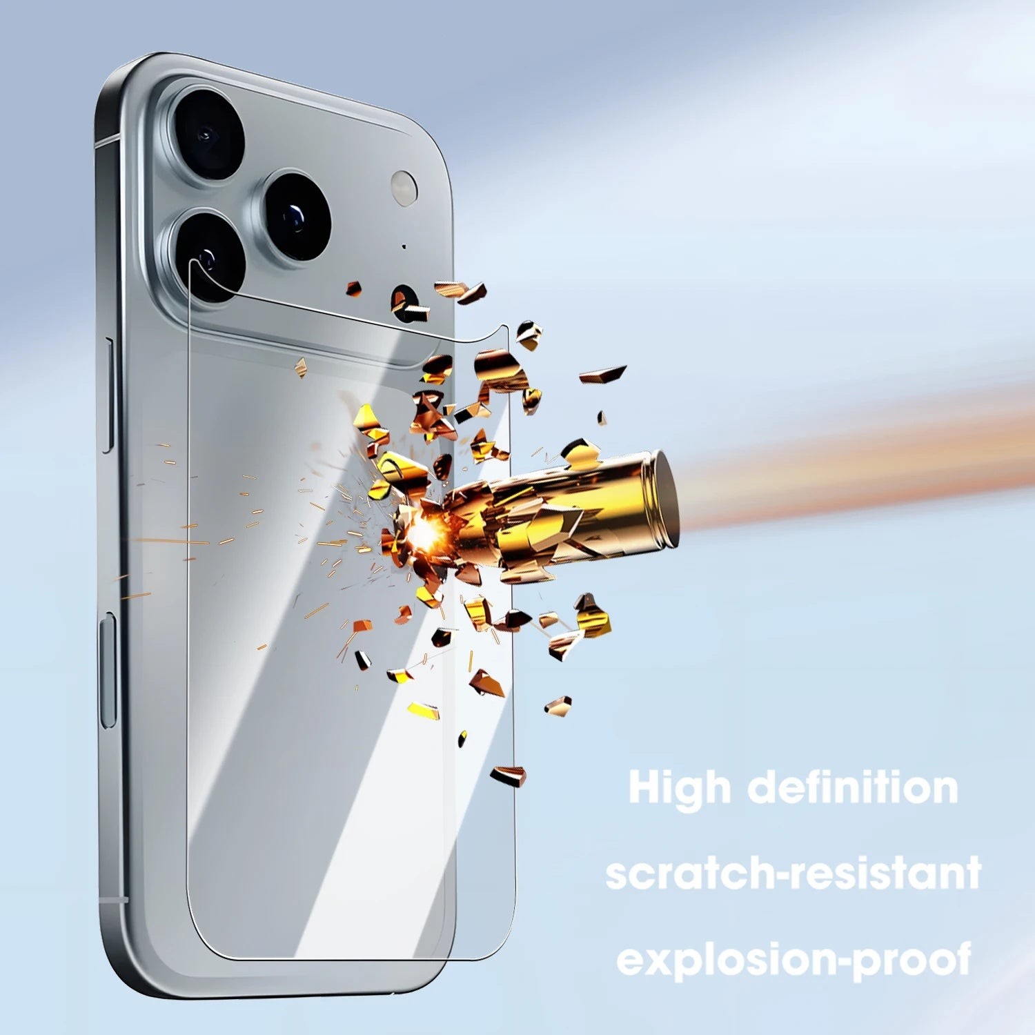 Back Protector Compatible With iPhone 17 Rear Tempered Glass Protection