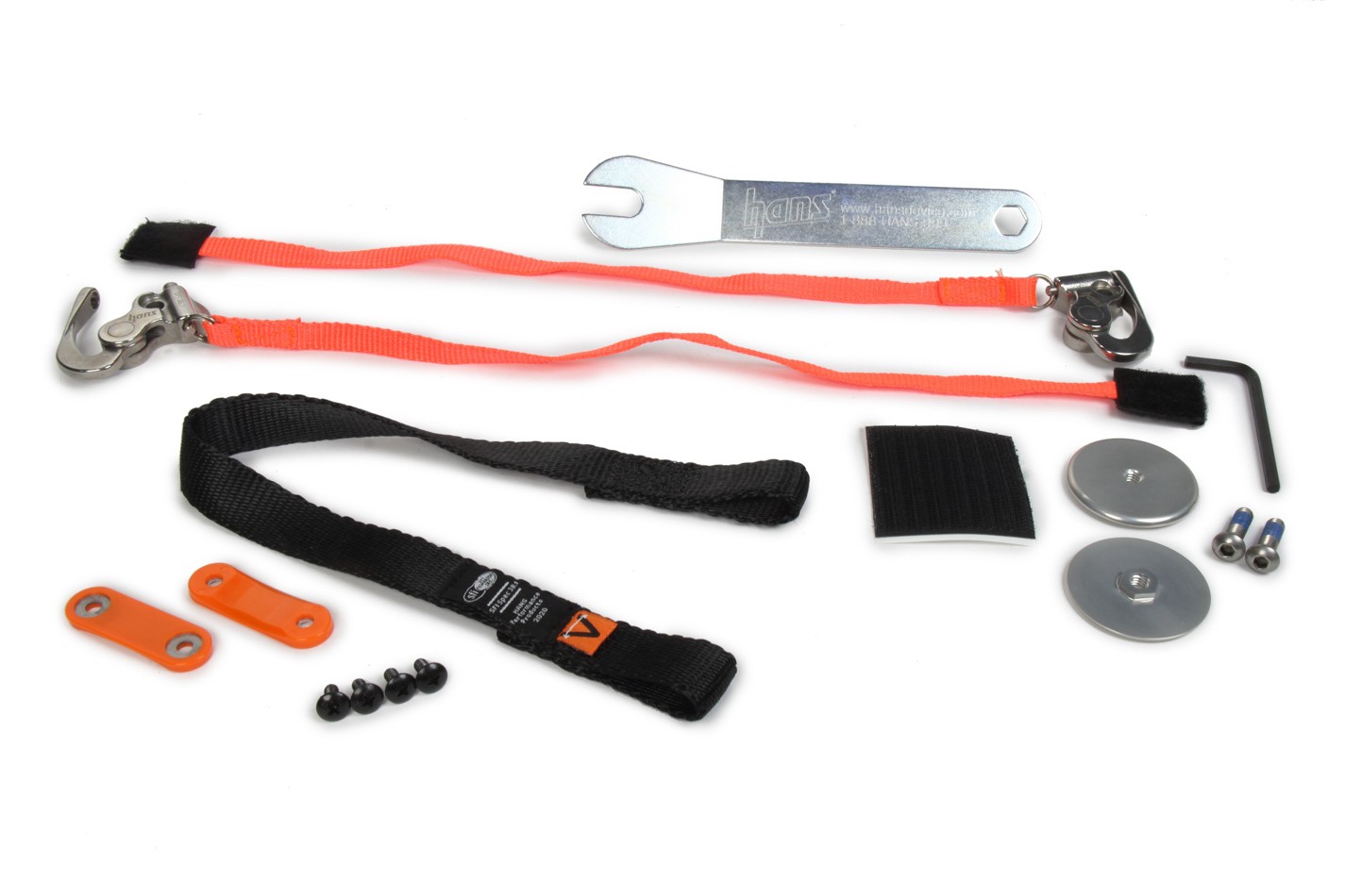 HANS Head and Neck Support Tether TU144217 with Sliding Quick Click Hardware