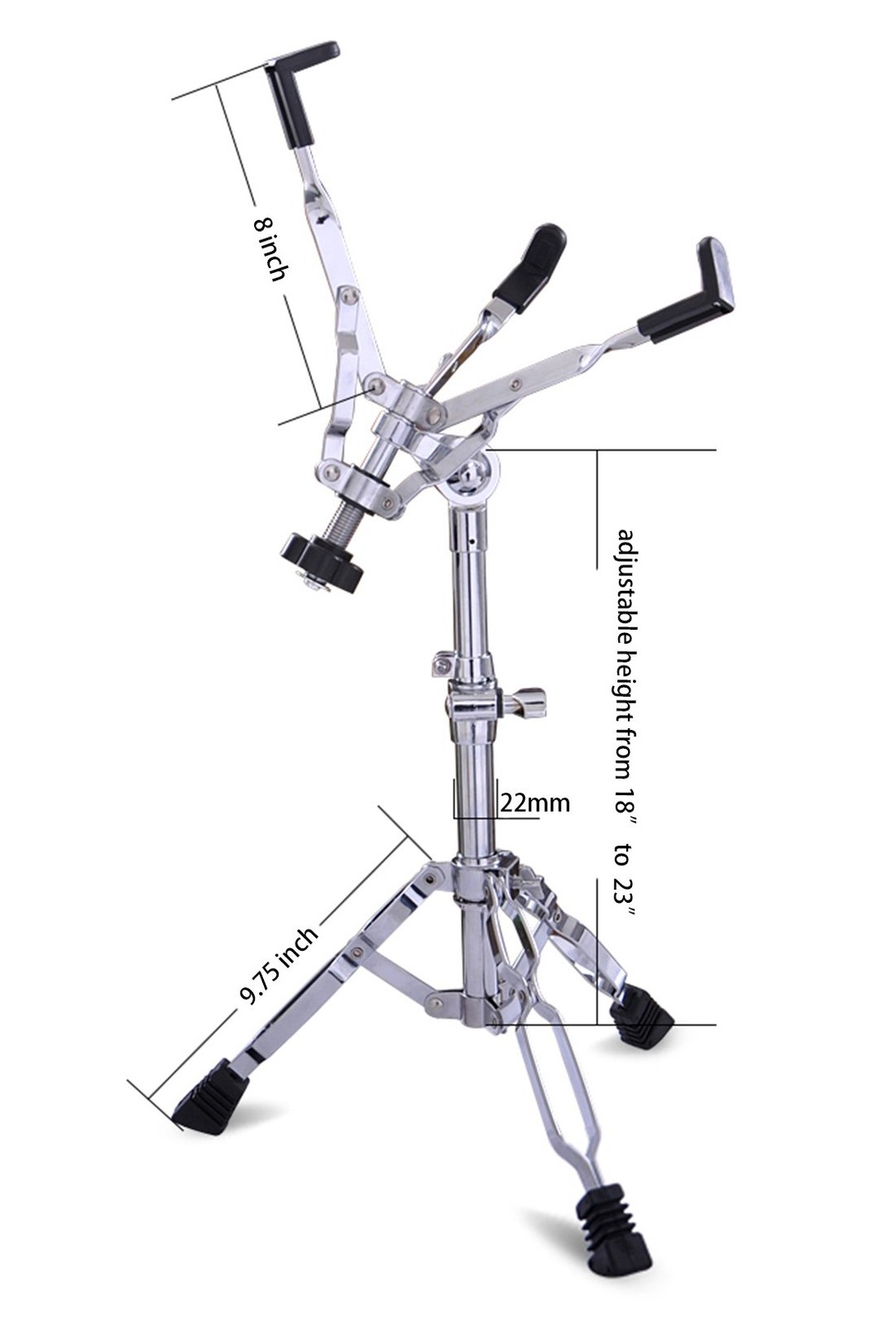 Snare Drum Stand Practice Pad Stand - Double Braced Tripod