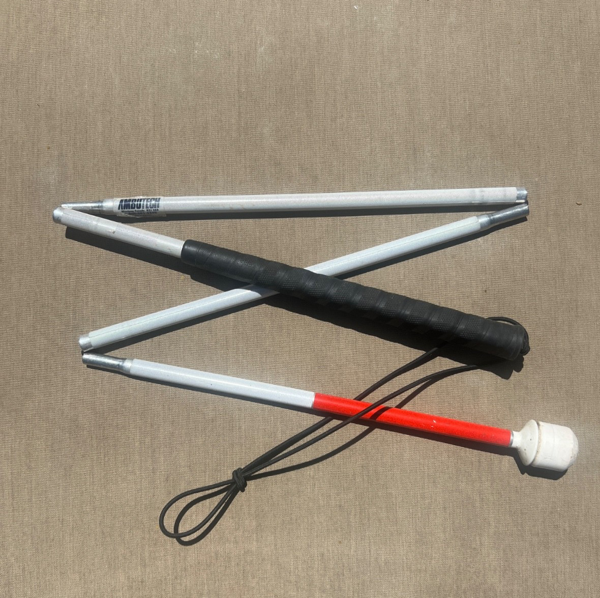 Ambutech Graphite Collapsible Cane  54”