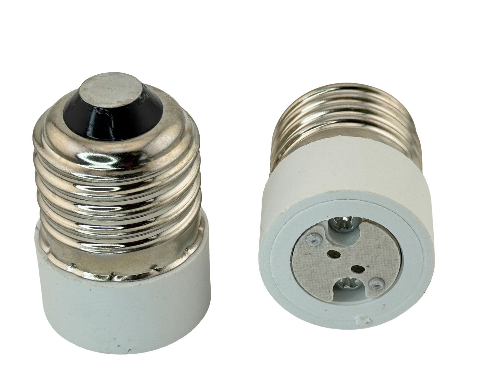 Rebaydo 2pcs E26/E27 male to G4 Adapter Lamp Holder Ceramic
