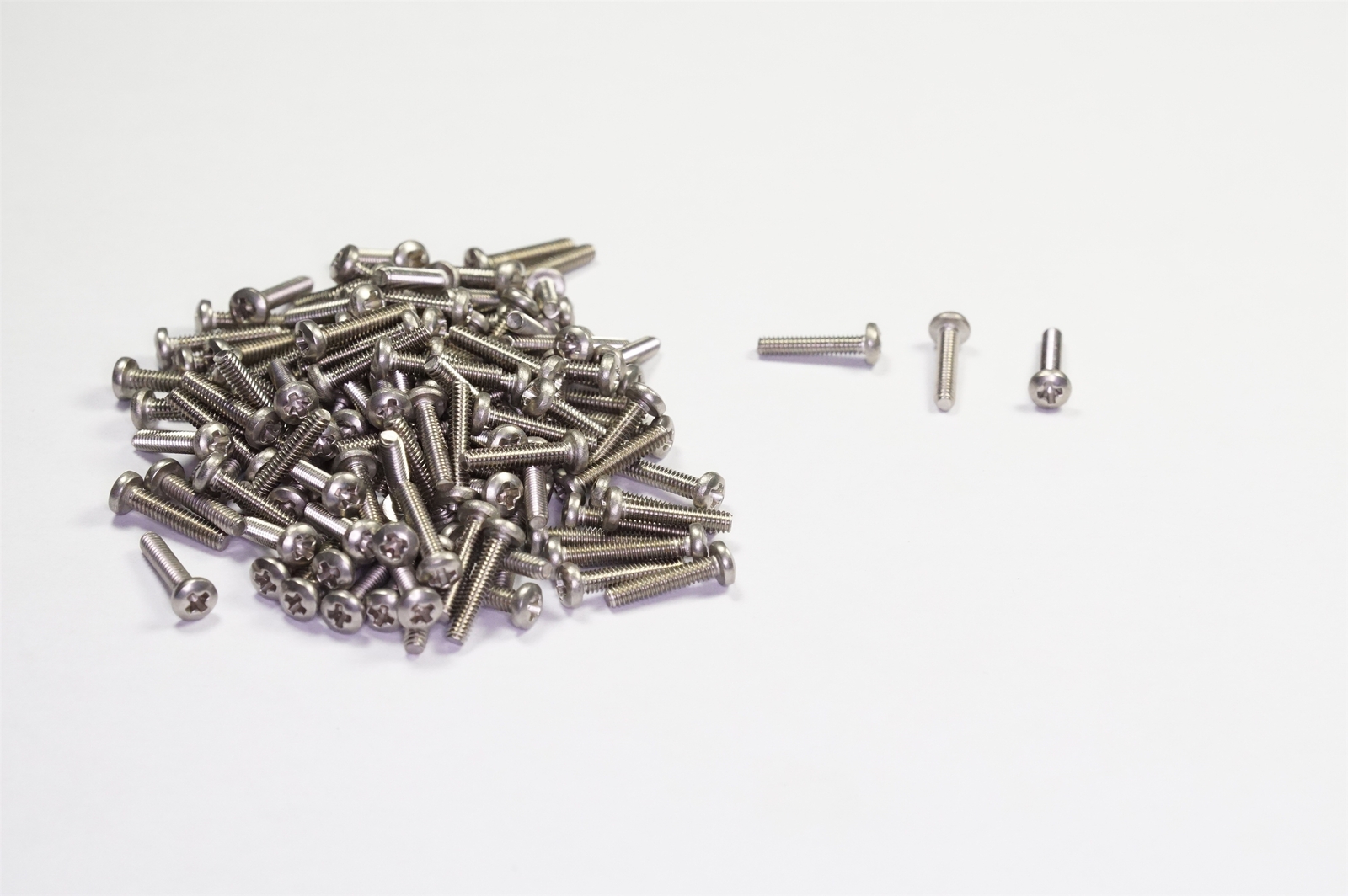 Lot of 100 MS51957-6 MIL Pan Head Phillips Machine Screw 2-56 7/16" Stainless