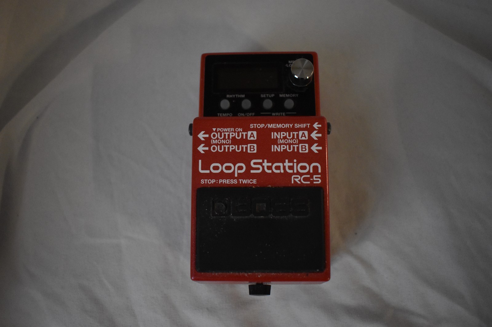 BOSS RC-5 Loop Station Looper Pedal w/ Drum Rhythms, Stereo I/O, USB, MIDI