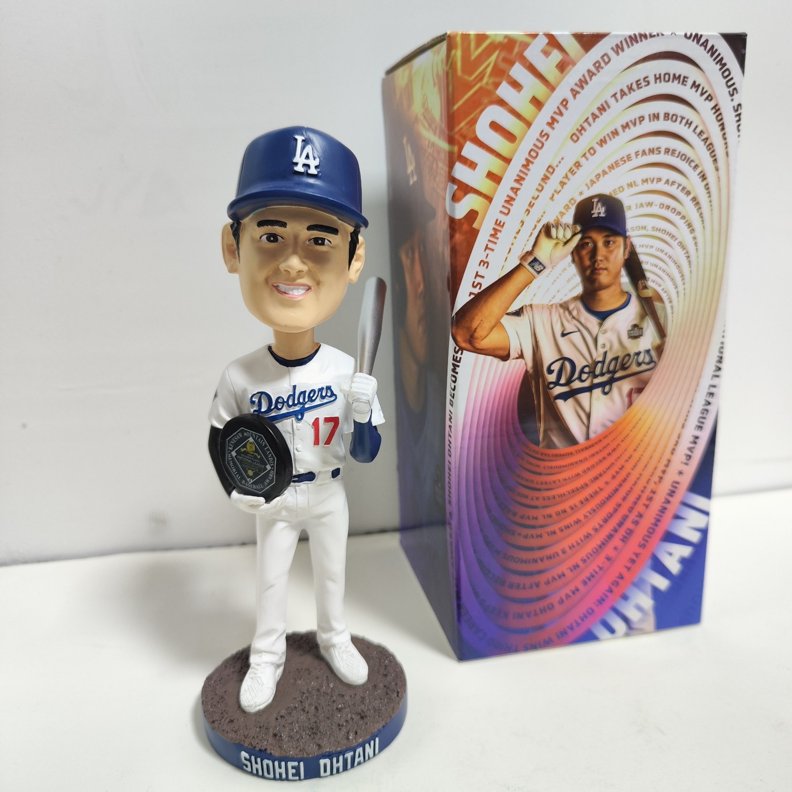 Shohei Ohtani Dodgers MVP Bobblehead Silver Bat 4/2/2025 Season 2024