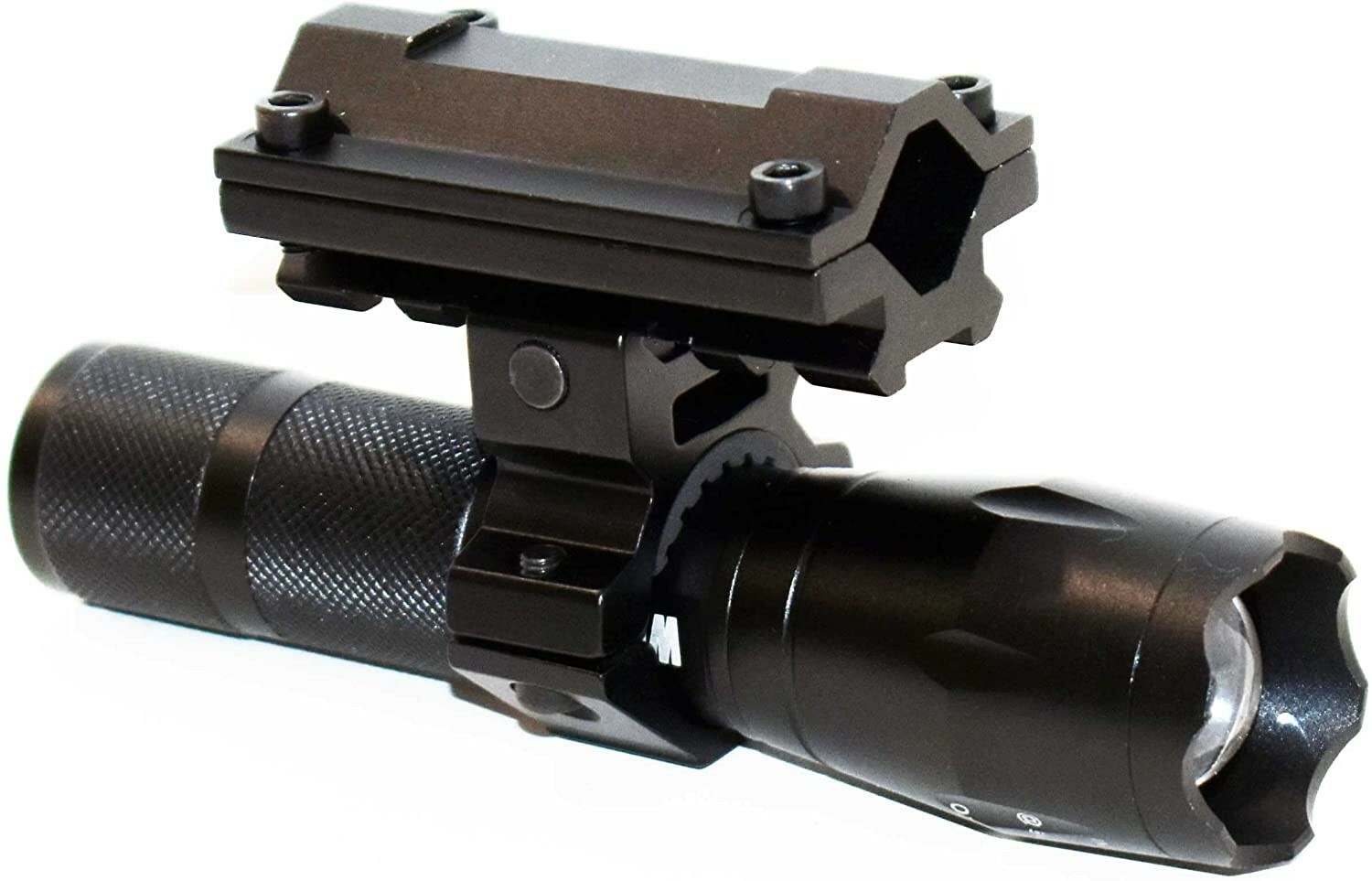 Trinity 1200 Lumen hunting Flashlight with mount compatible with savage model 64