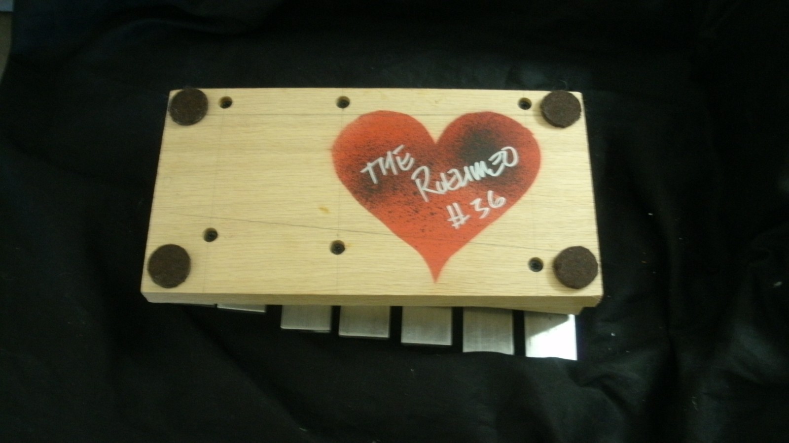 Xylophone with one Mallet