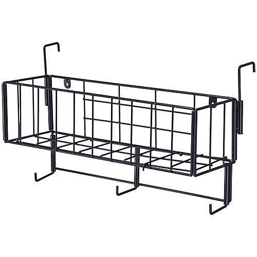 Tough1 Hanging Bridle Rack with Basket