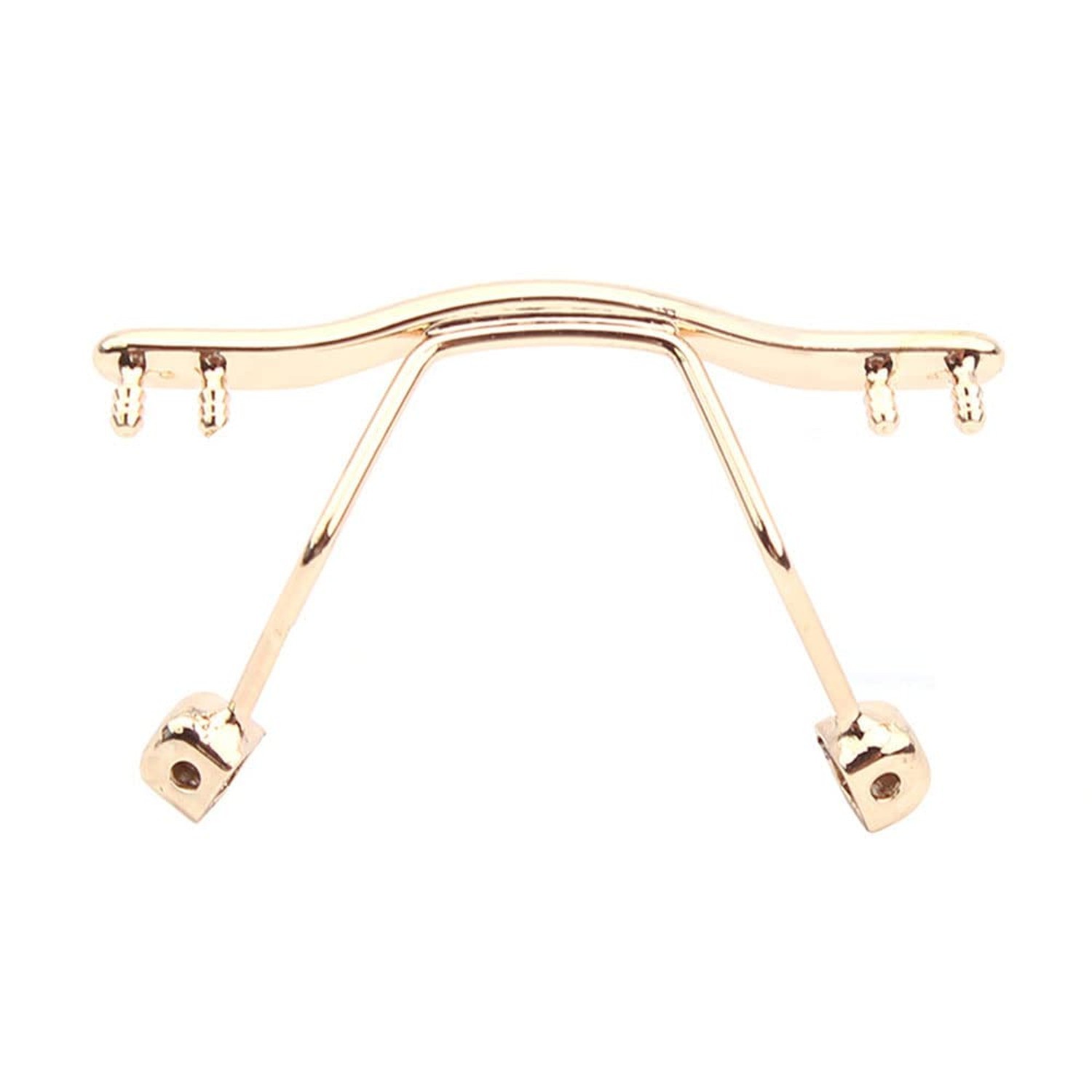 Gold Rimless Glasses Nose Bridge Eyeglass Pads Pieces Double Rubber Plug Scre...