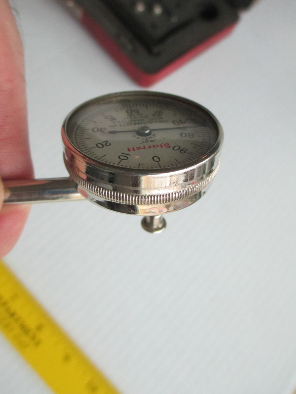 STARRETT 196 UNIVERSAL BACK PLUNGER DIAL INDICATOR SET B57