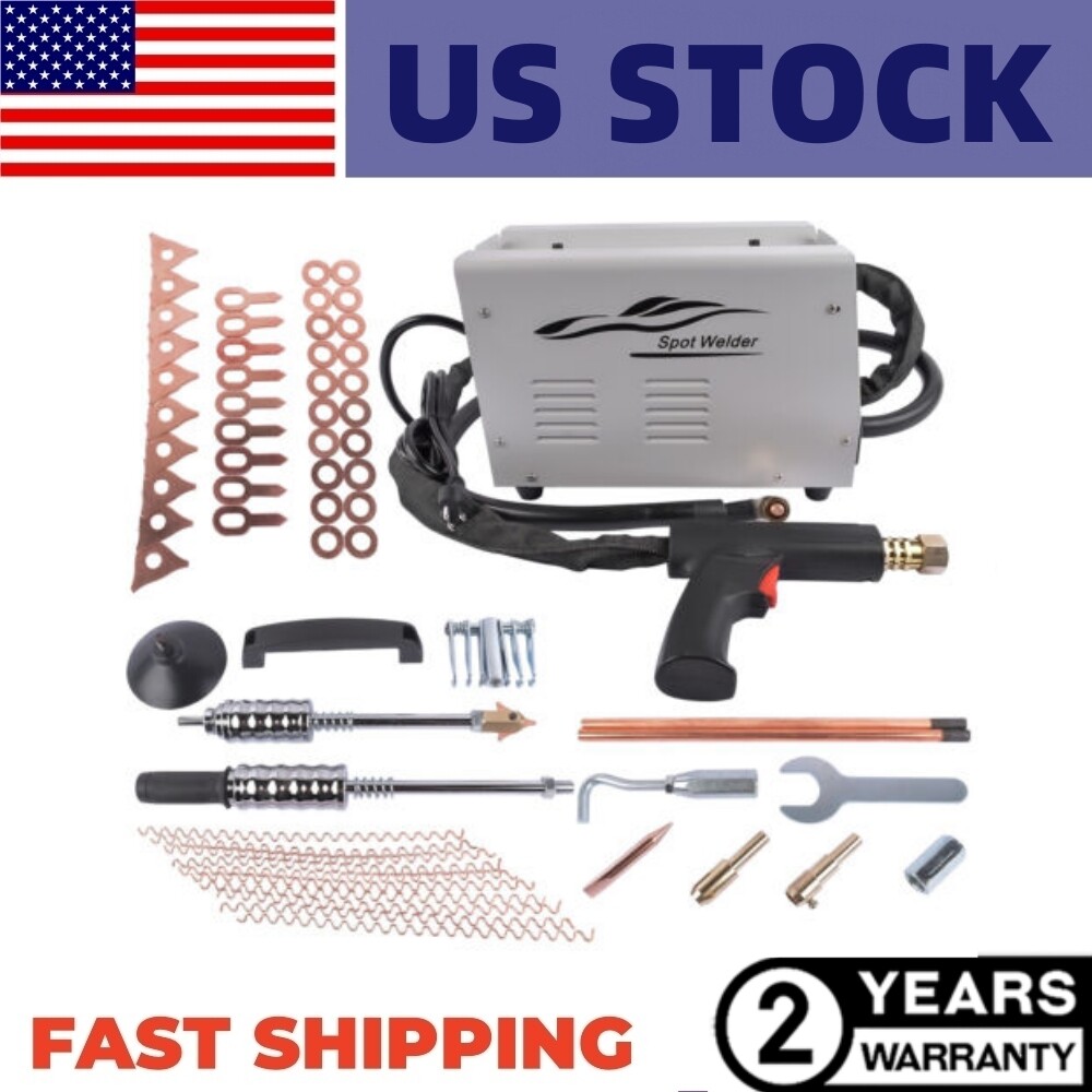 For Car/Trucks Spot Stud Welder Dent Repair Kit Dent Remover Tool 110V 3800A