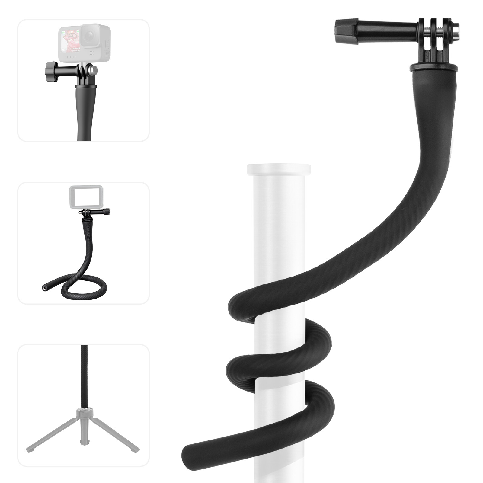 Flexible Camera Mount Mini Octopus Wraps for GoPro 12 11 10 9 iPhone Samsung