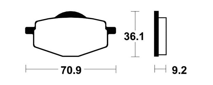 TECNIUM SINTERED BRAKE PADS MO75