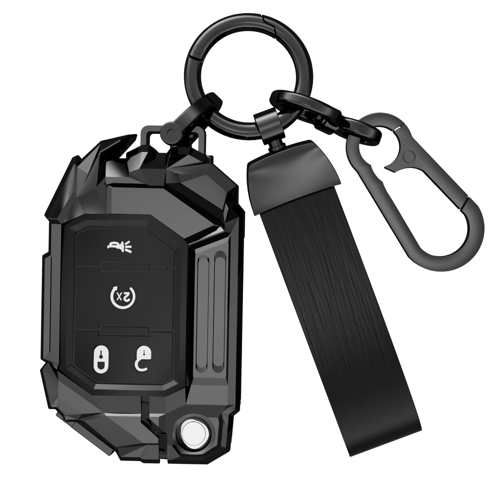 Key Fob Cover Fit for Jeep for Jeep Wrangler Gladiator JLU JL Rubicon JT