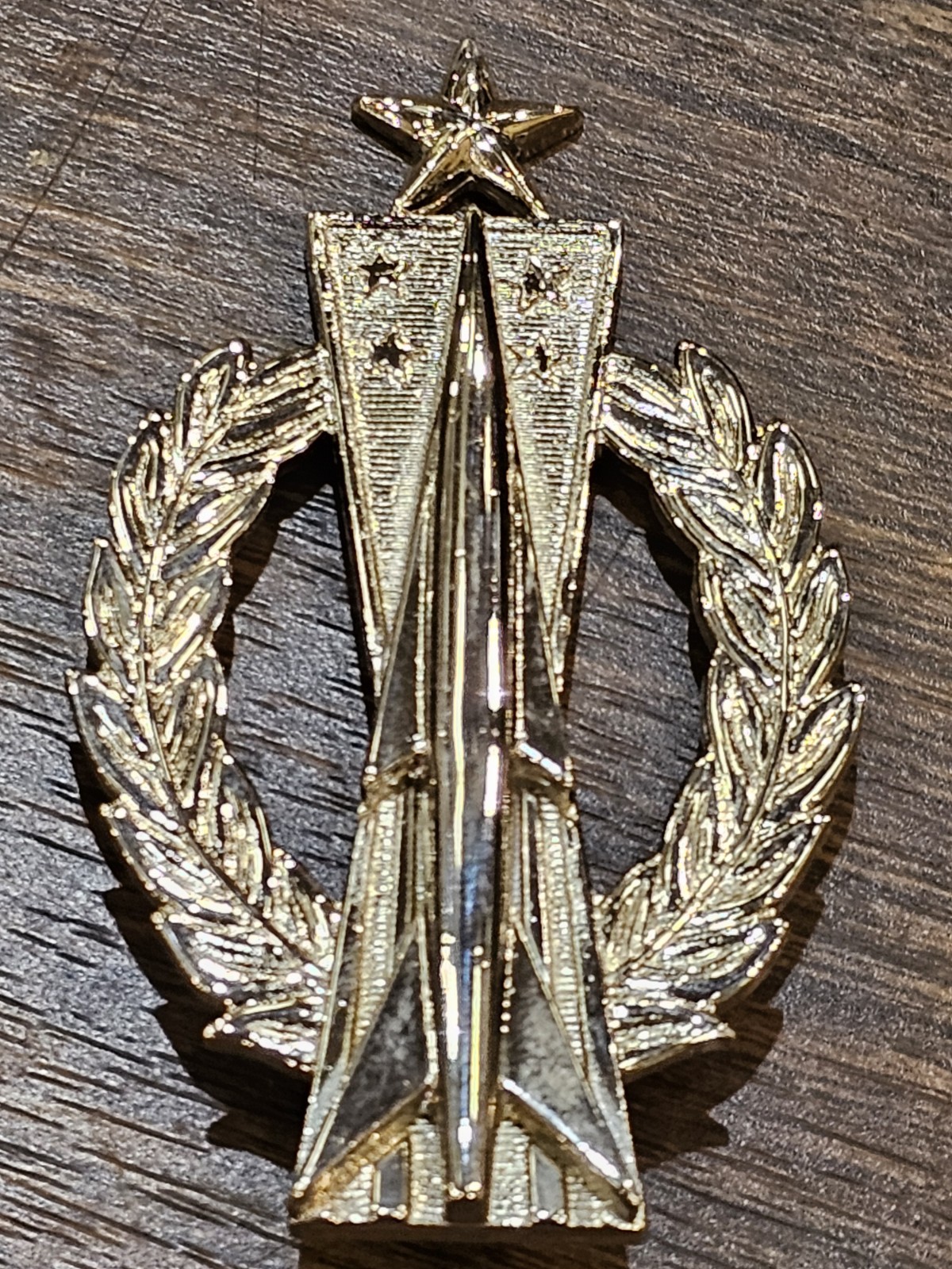 1960s 70s USAF Air Force Vietnam Cold War Senior Missile Technician Badge L@@K!!
