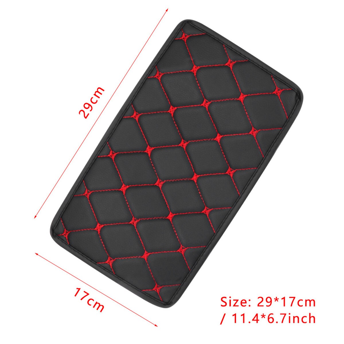 Car Accessories Armrest Box Pad Cover Auto Center Console Cushion Protector Mat~