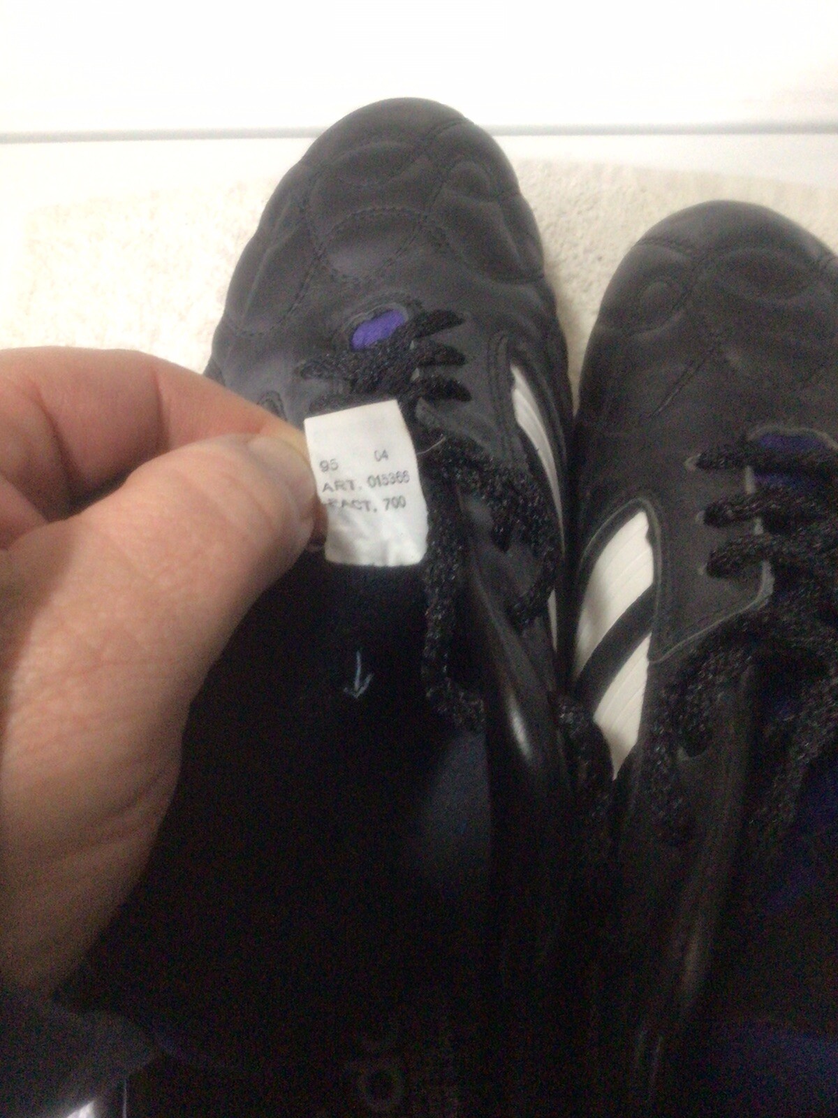 Adidas Goletto FG Vintage Soccer Cleats Men’s Size 12.5 Black,Purple