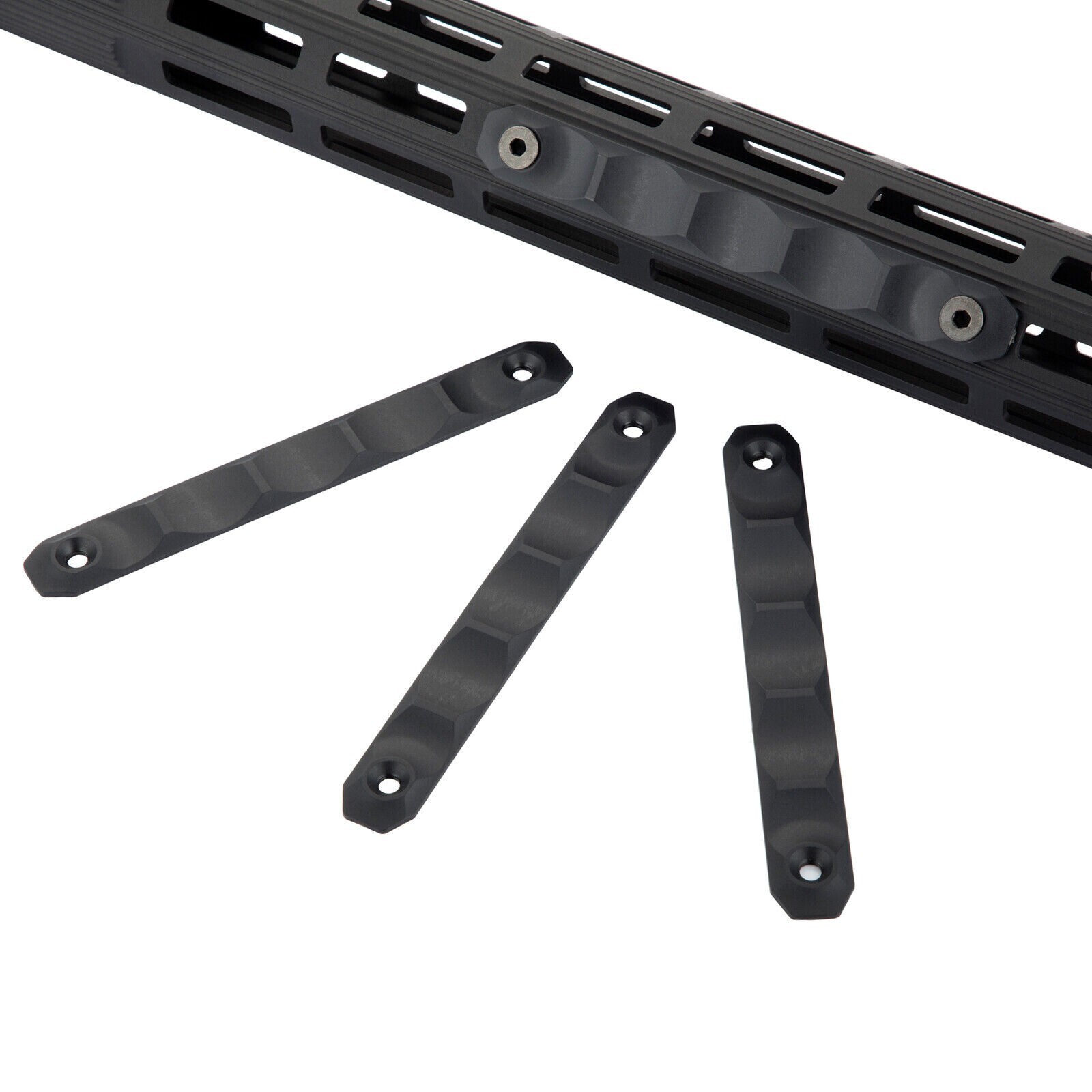 for MLOK Rail Protector Covers for M-lok Rail Cover Panel for M-lok System Black