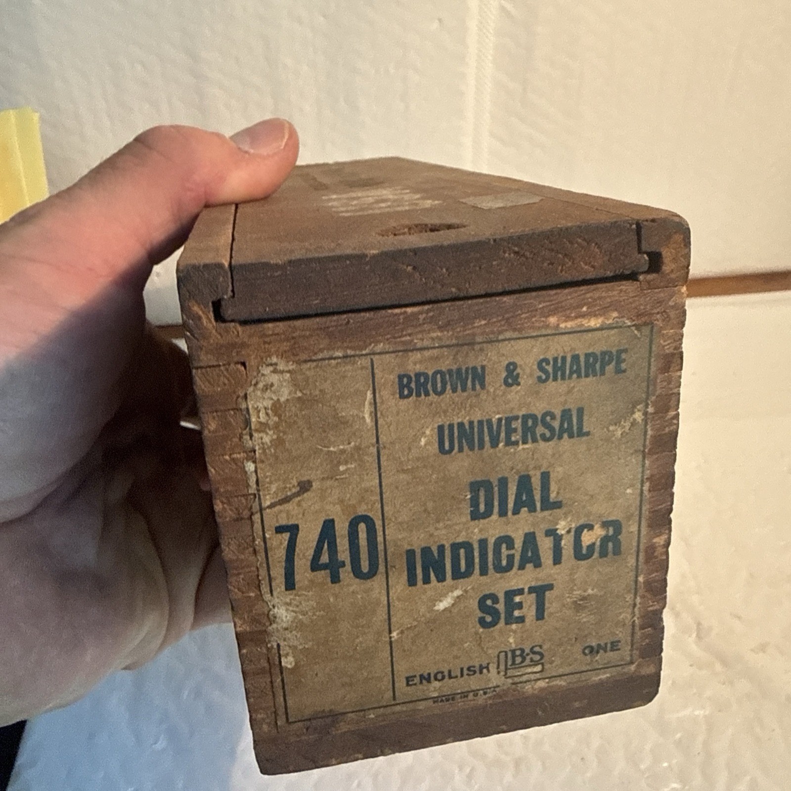 Brown & Sharpe 740 Universal Dial Indicator Set .001" w/ Accessories COMPLETE?