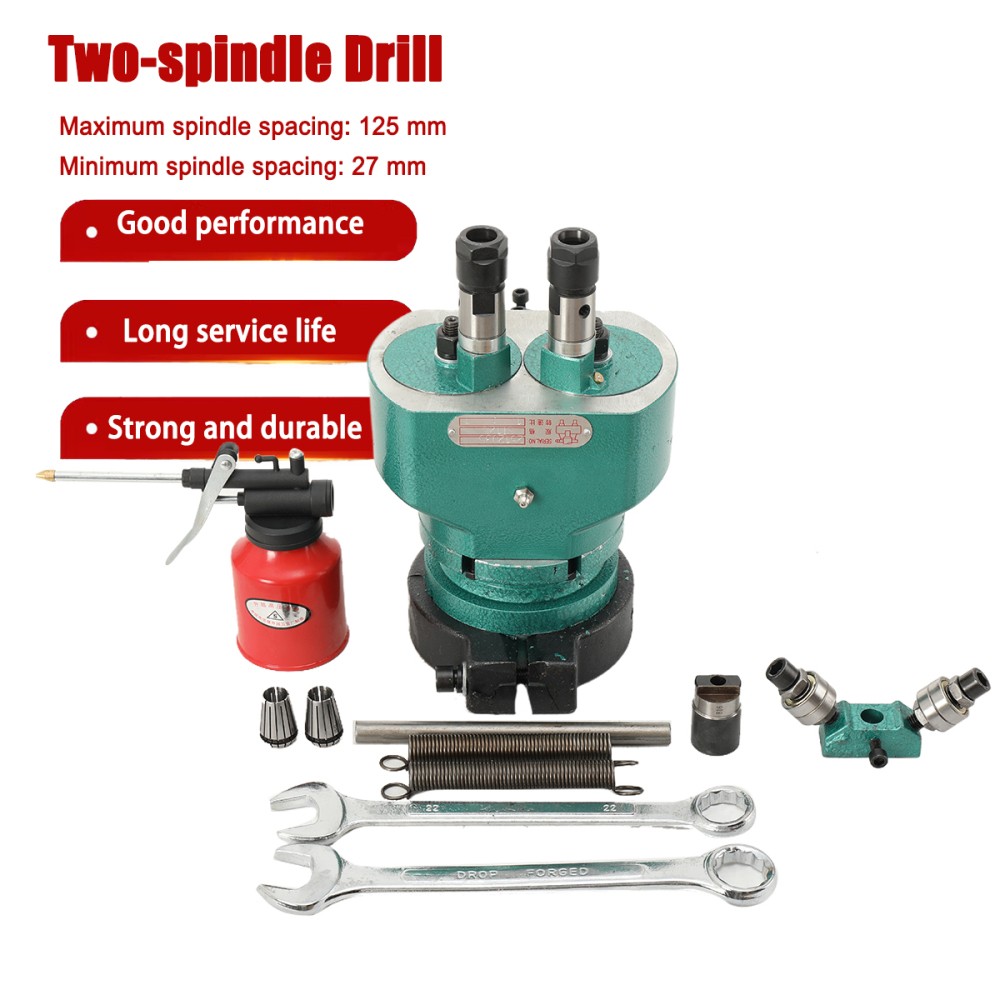 Two-Spindle Drill Multi-Head Drill Adjustable Automatic Tapping Machine Φ 92mm