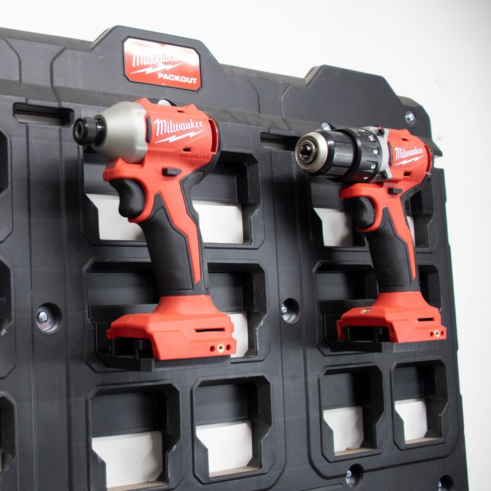 Packout Wall M18 Drill and Tool Holder 2 Pack