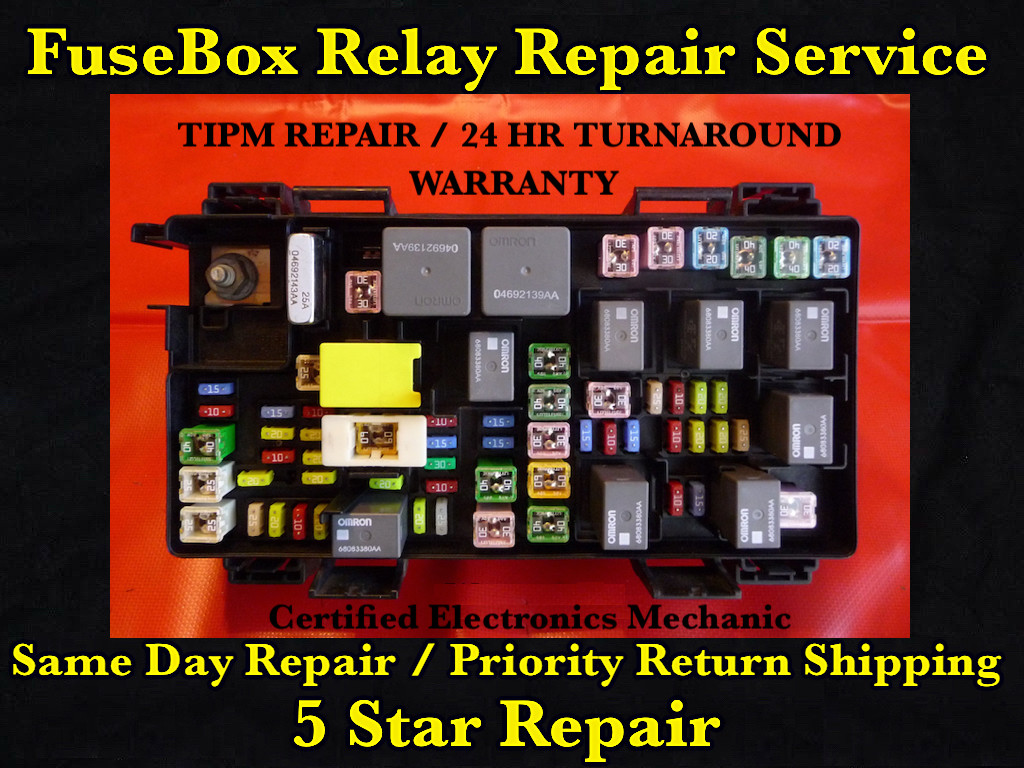 Repair Kit We Install for 2007 - 2013 Jeep Wrangler TIPM (Read Instructions)