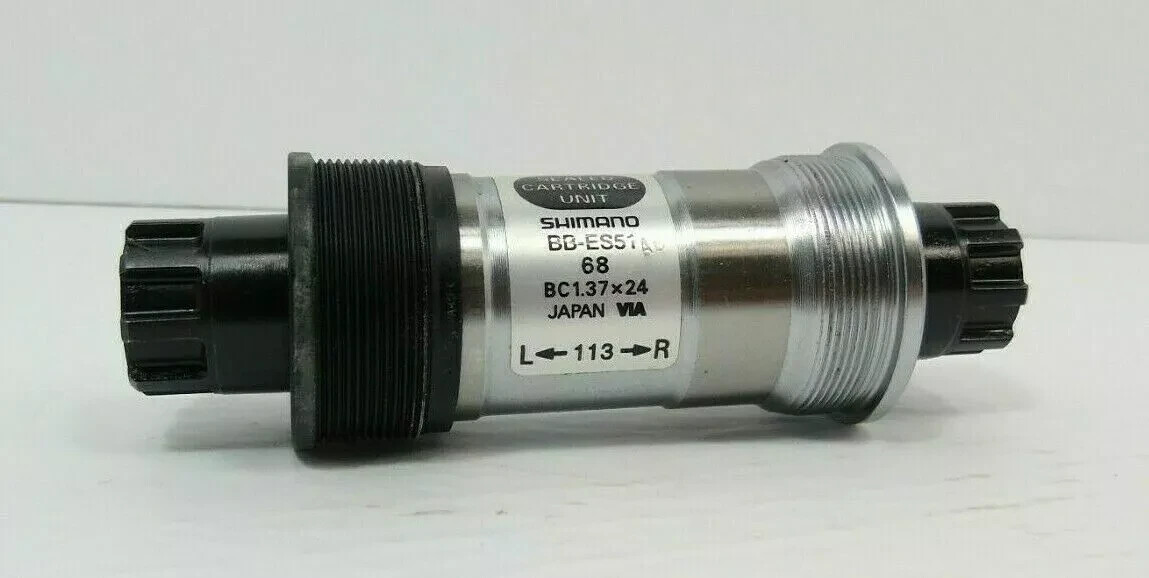 *No Import Fees*Genuine Nos Shimano Octalink Bottom Bracket, BB-ES51,68x113, NIB