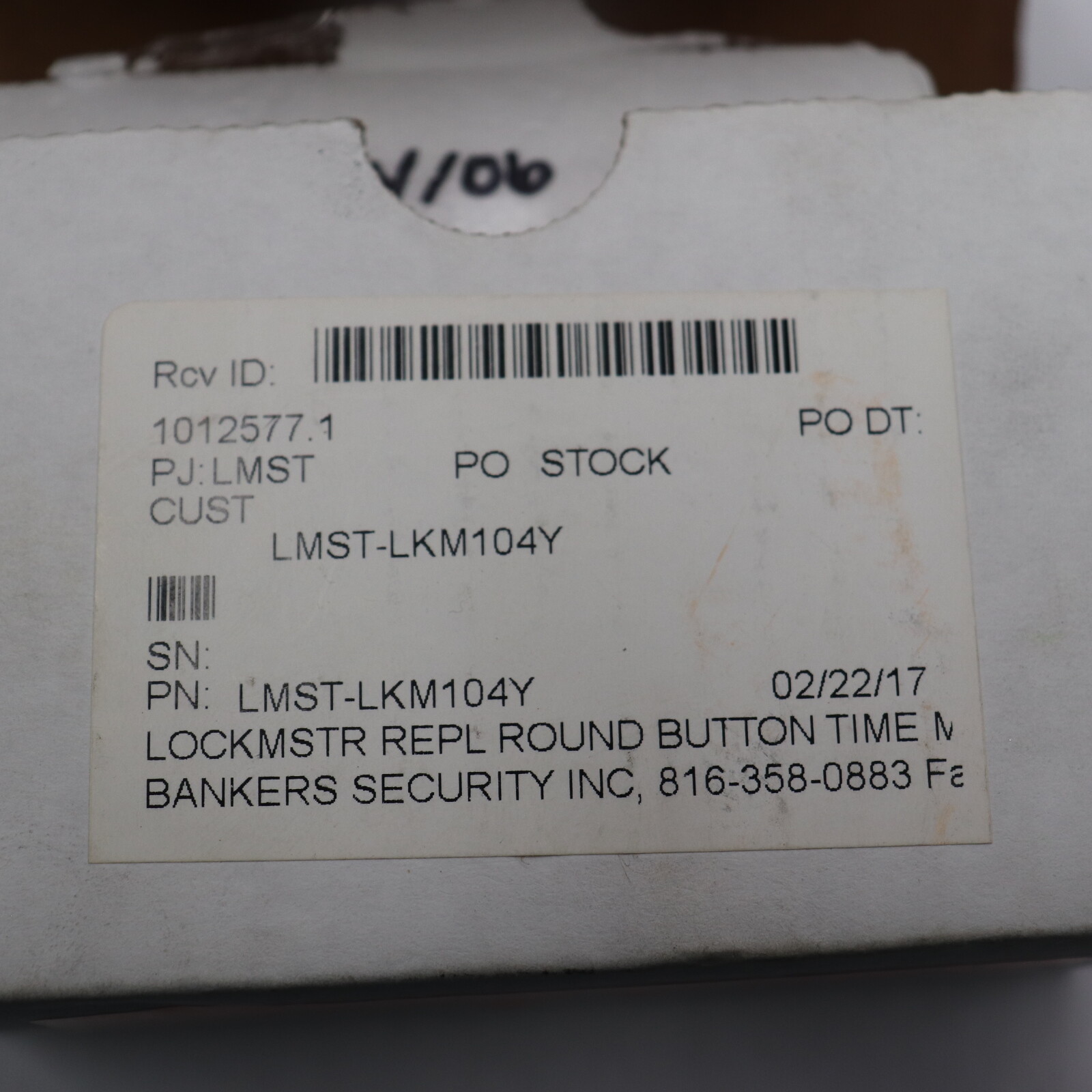 Replacement Round Bottom Time Lock Reset Movement LMST-LKM104Y