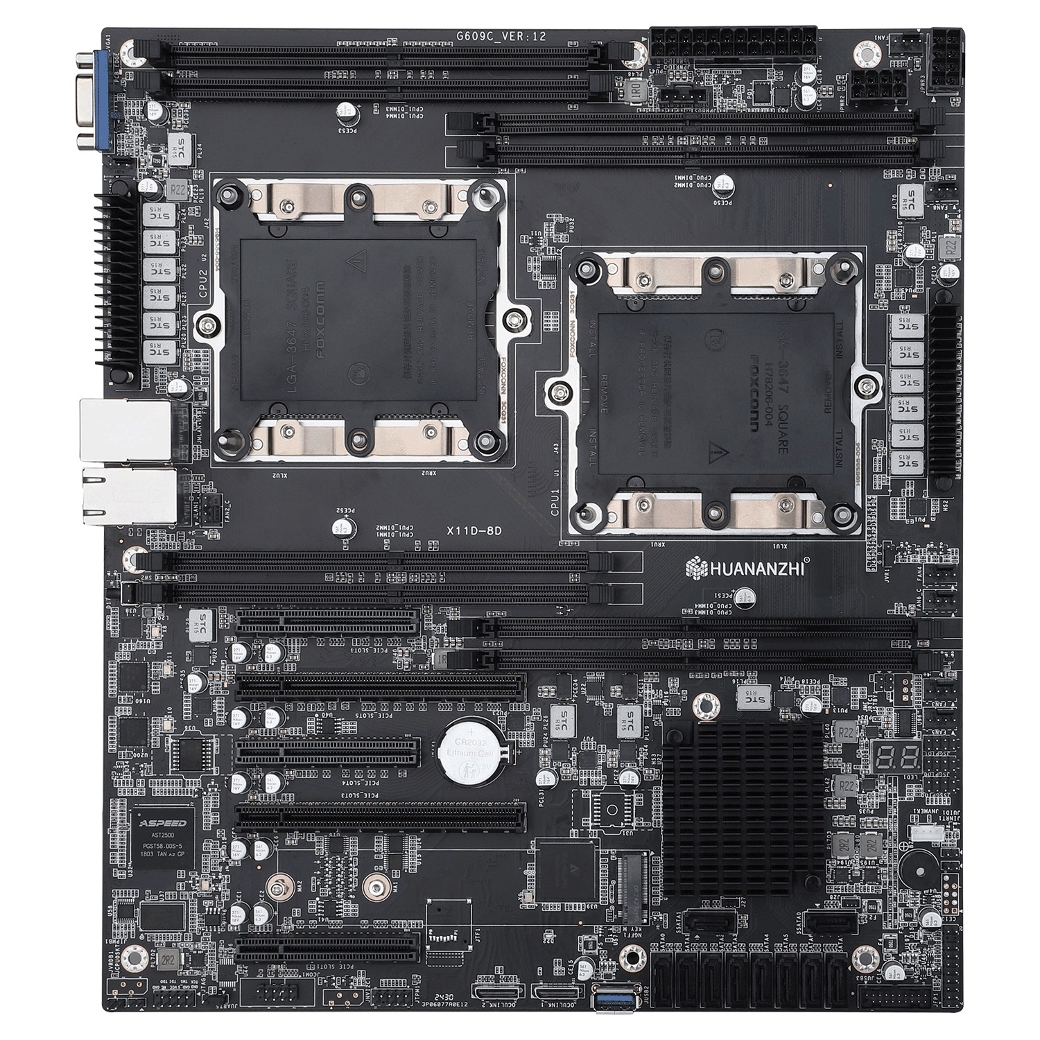 South China Gold Medal X11D-8D Motherboard Dual LGA3647 Server Motherboard EATX