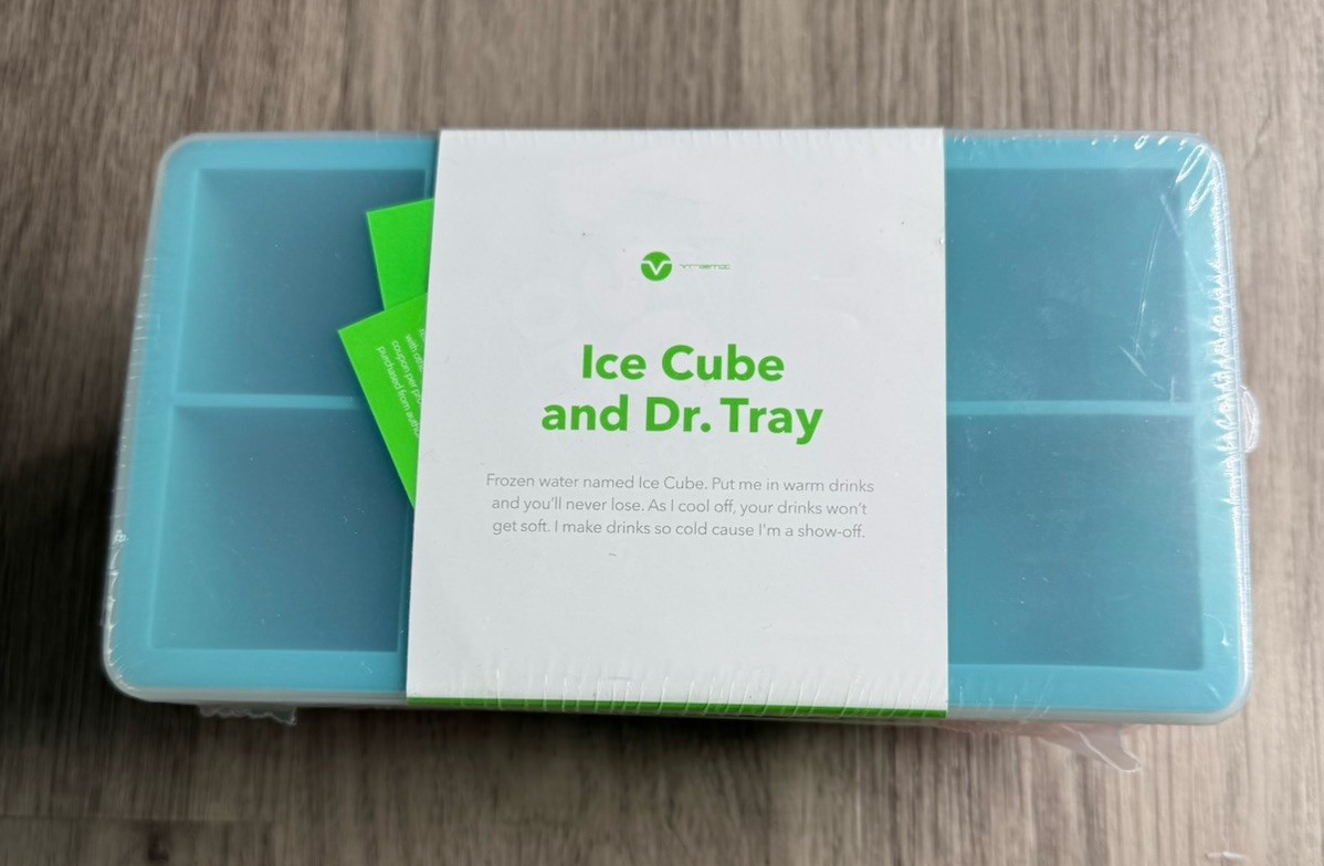 Ice Cube and Dr. Tray Ice Trays 2 Pack Silicone