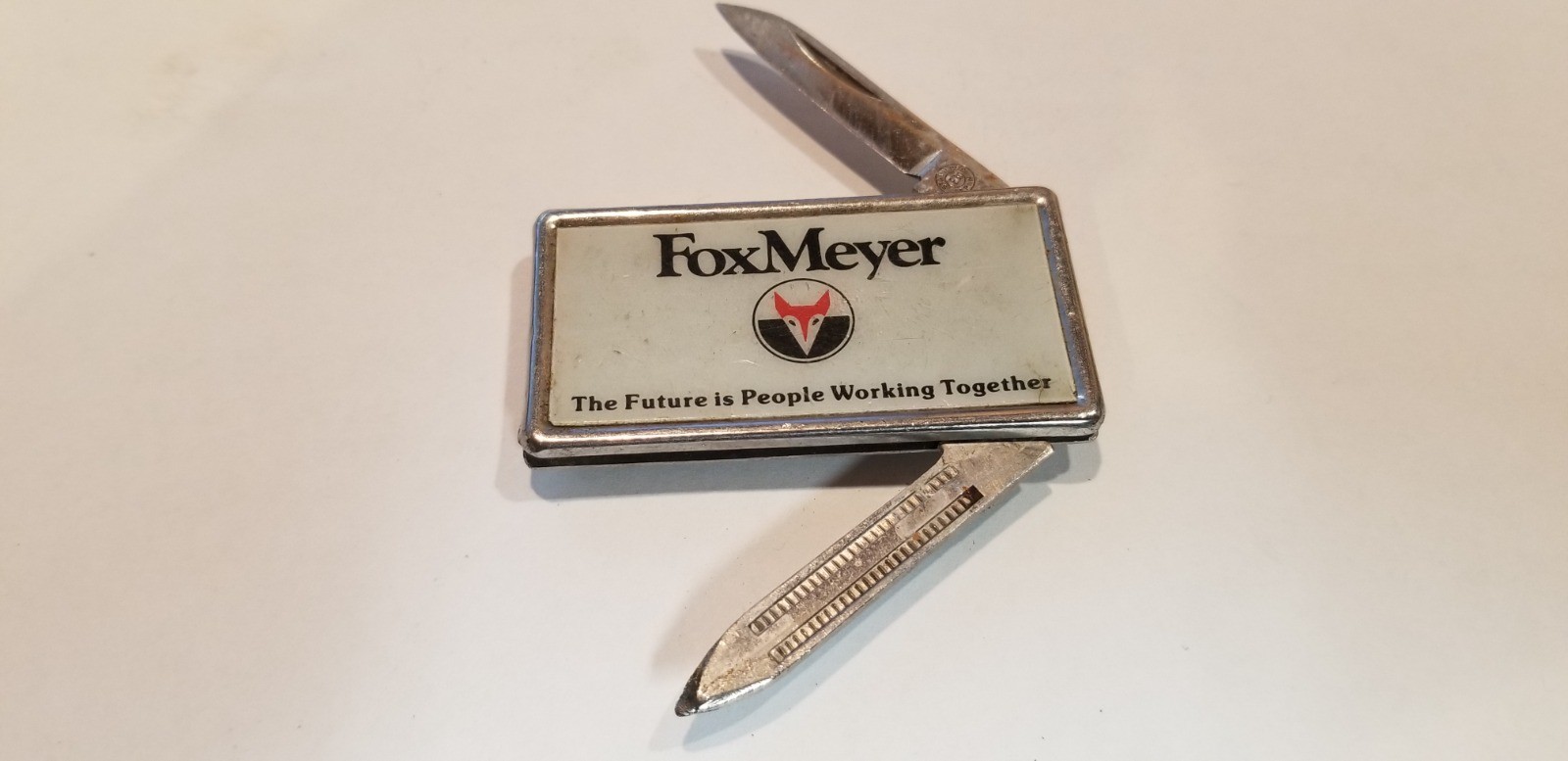 Vintage Money Pocket Knife Barlow Fox Meyer