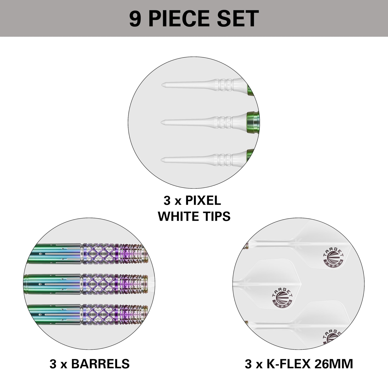 CATHY LEUNG CHARIS GEN-4 90% 18G SOFT TIP DARTS