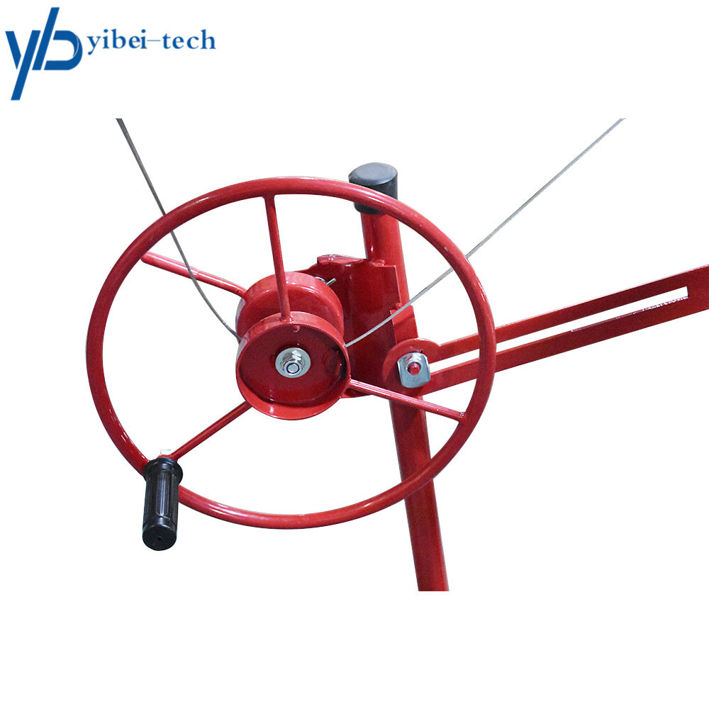 16FT Drywall Lift Plasterboard Panel Rolling Lifter Lockable Industrial Tool