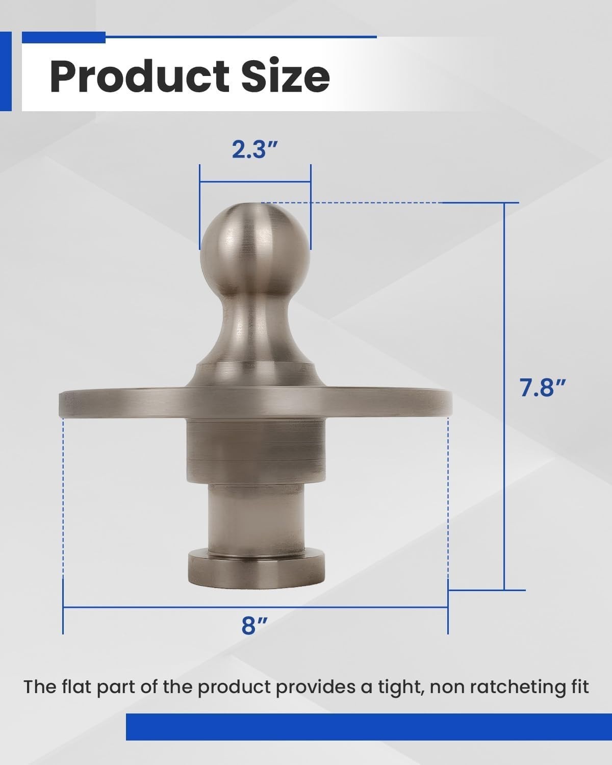 5th Wheel to Gooseneck Adapter Kingpin to Gooseneck Ball Adapter Fit Trailer