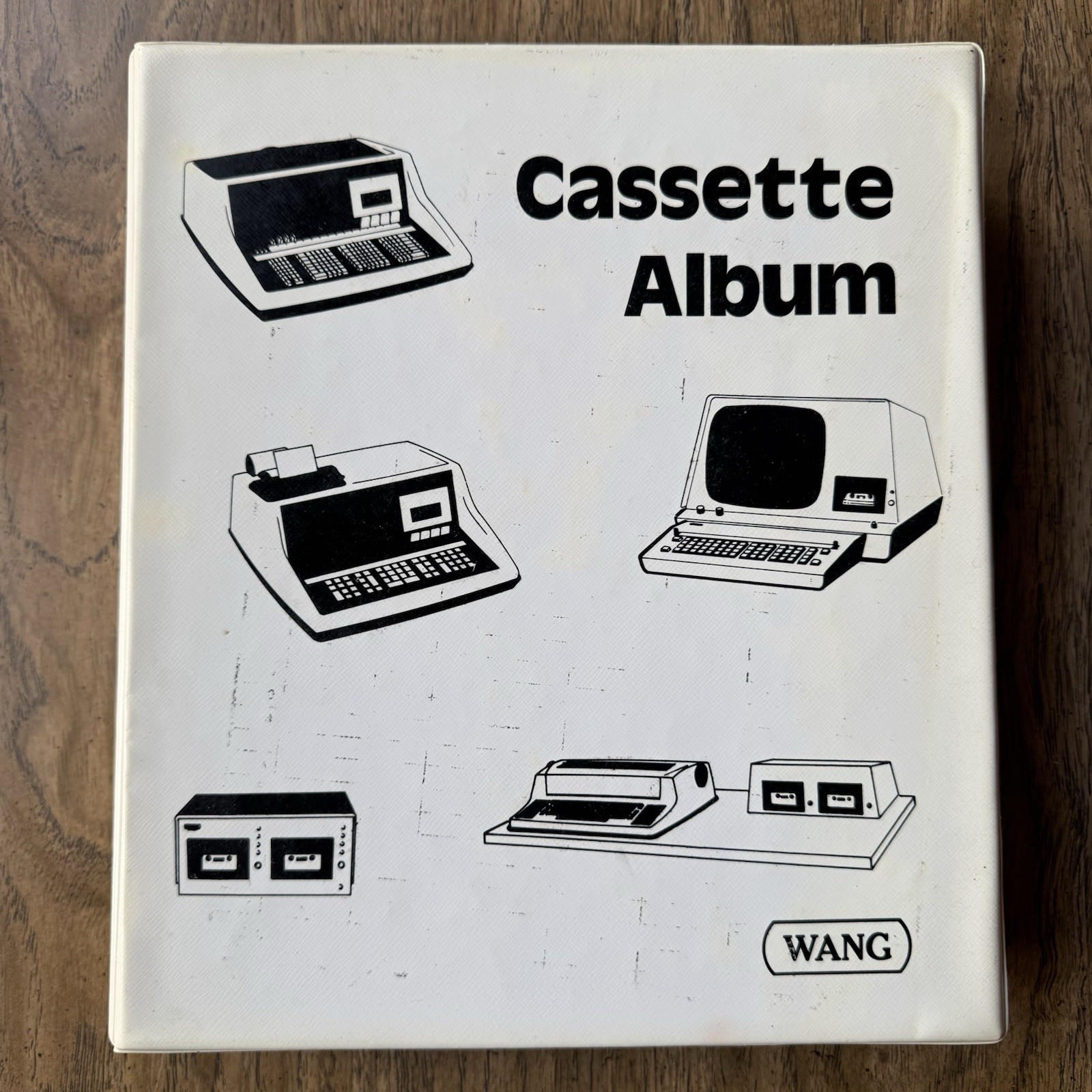 Vintage Wang Laboratories Cassette Tape Data Program Album 177-0110 Calculator