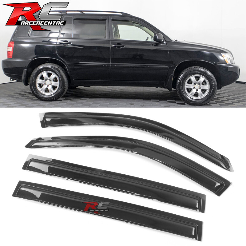 Fits 01-07 Toyota Highlander Acrylic Window Visors 4Pieces