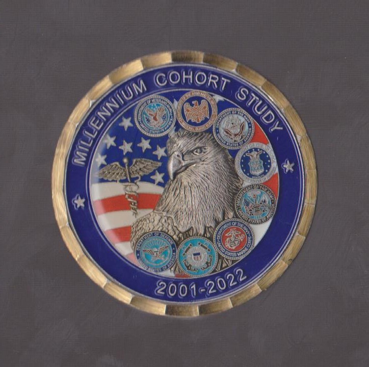 Millennium Cohort Study 2001-2022   Challenge Coins 1.75 Inch DIA