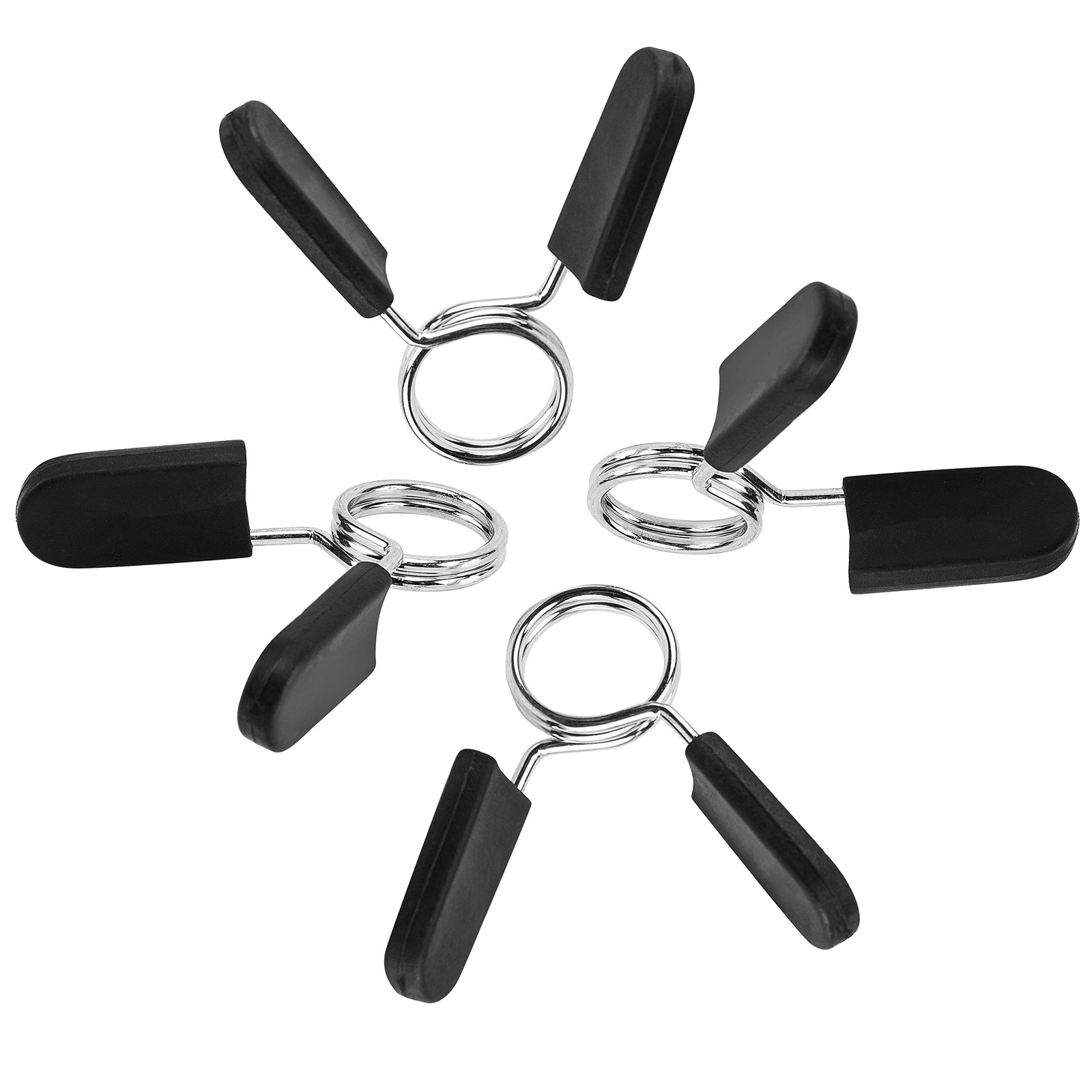 Barbell Clamps Dumbbell Spring Clip Circlip Collars 1 Inch Weight Bars Clips Fit