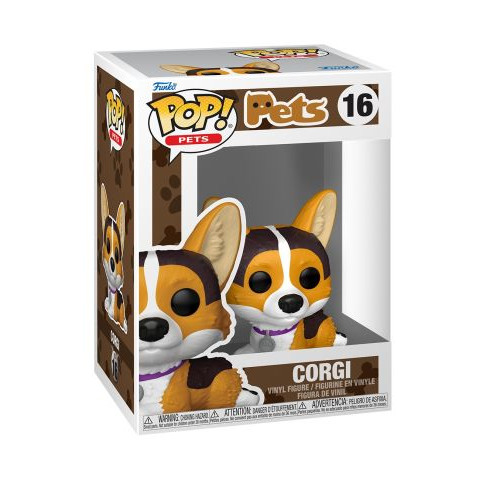 Funko Pop Funko Pets Corgi Dog Figure w/ Protector