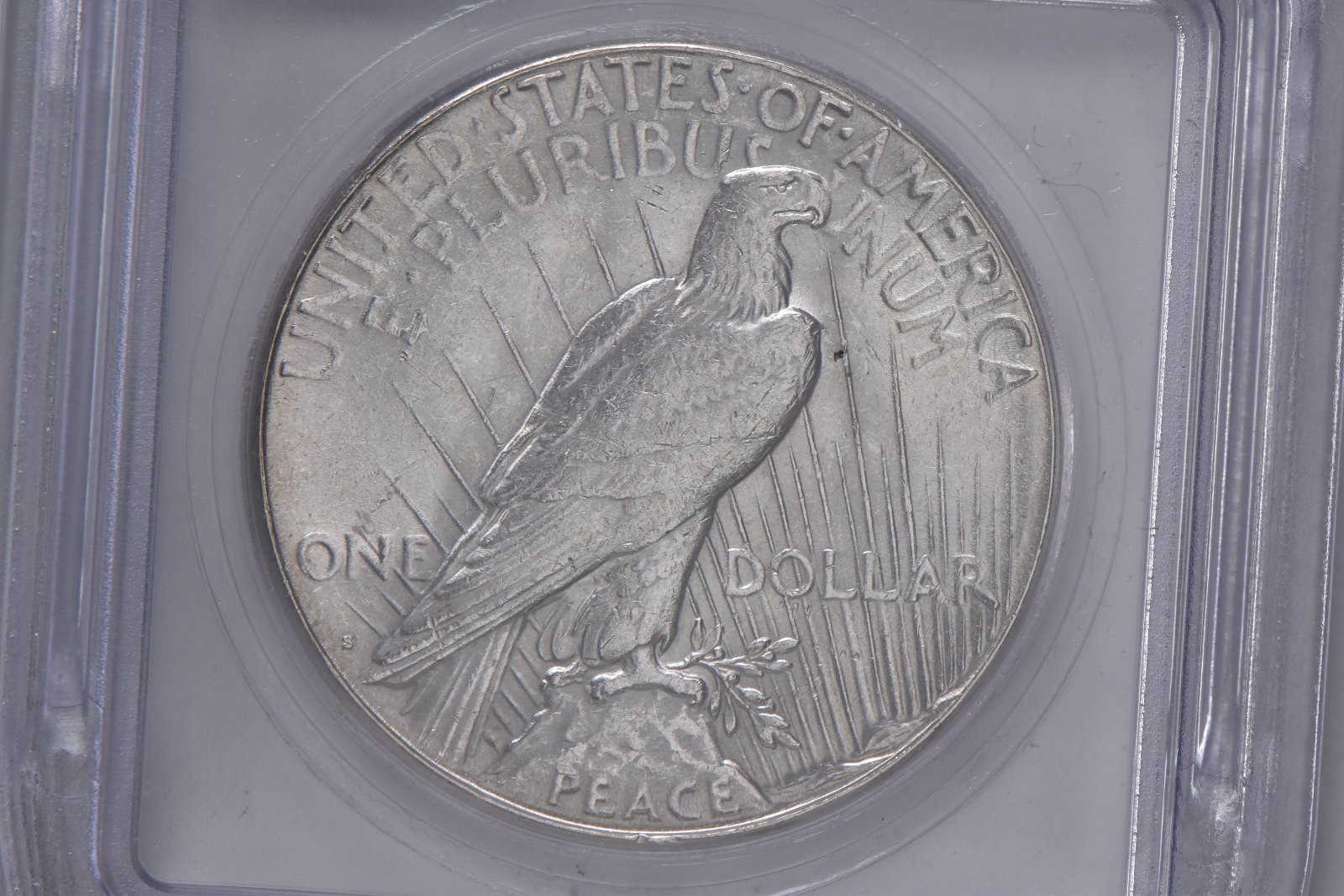 1923-S Peace Silver Dollar BU ICG