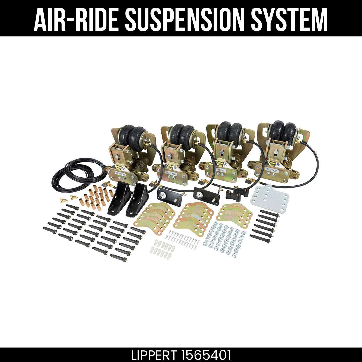 CURT Lippert Center Point Air-Ride RV Suspension Triple Axle System 1565401