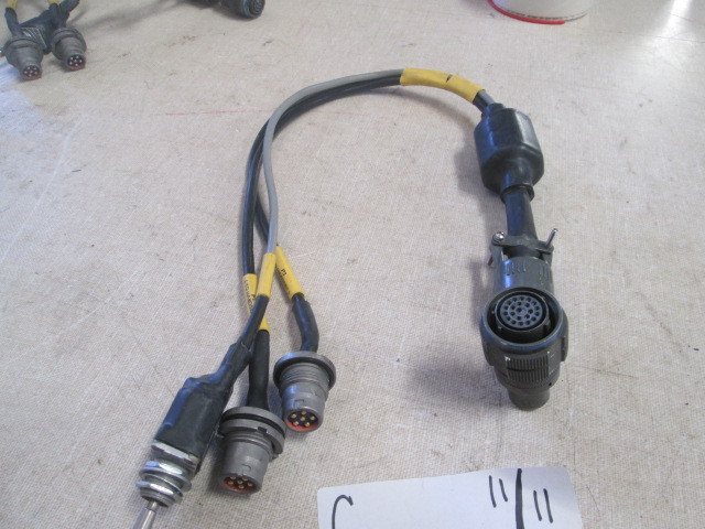 2' CAU Headset Audio Cable, I/F, for Military Radio Application, Used