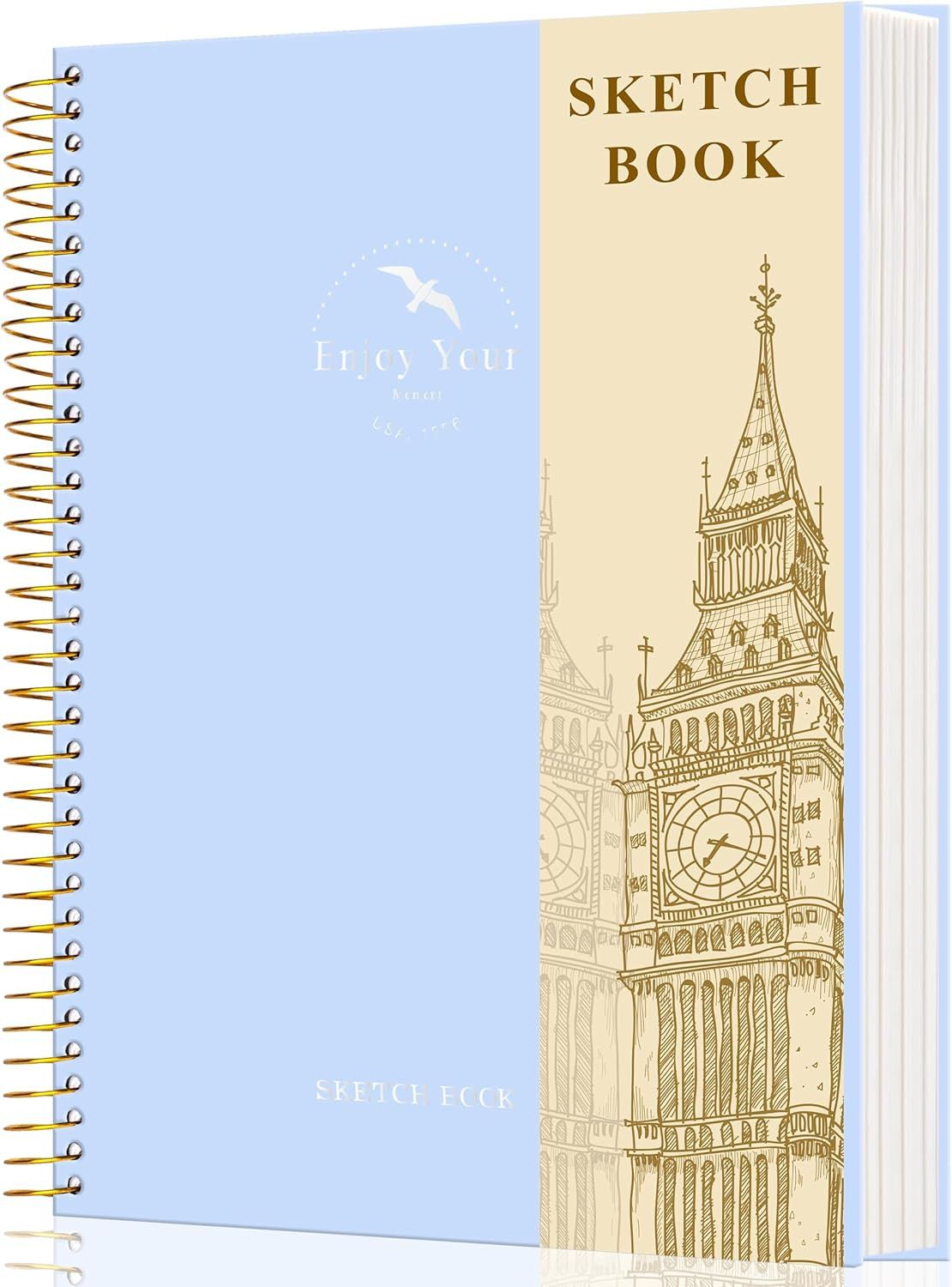 Hardcover Sketchbook for Drawing Spiral Sketch  for Adult Kids 8.5 X 11 | 100Gsm