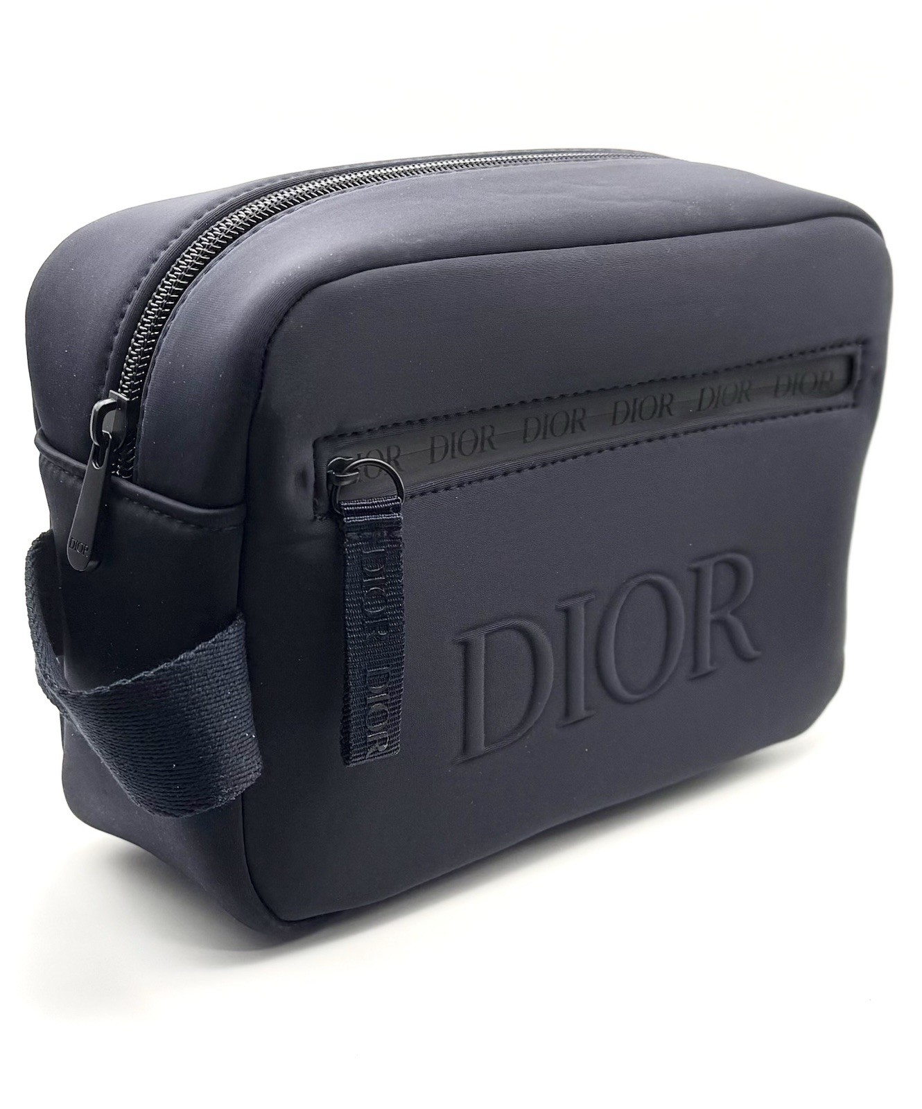 Dior Beauty CD Logo Blue Cosmetic Makeup Bag - Neoprene