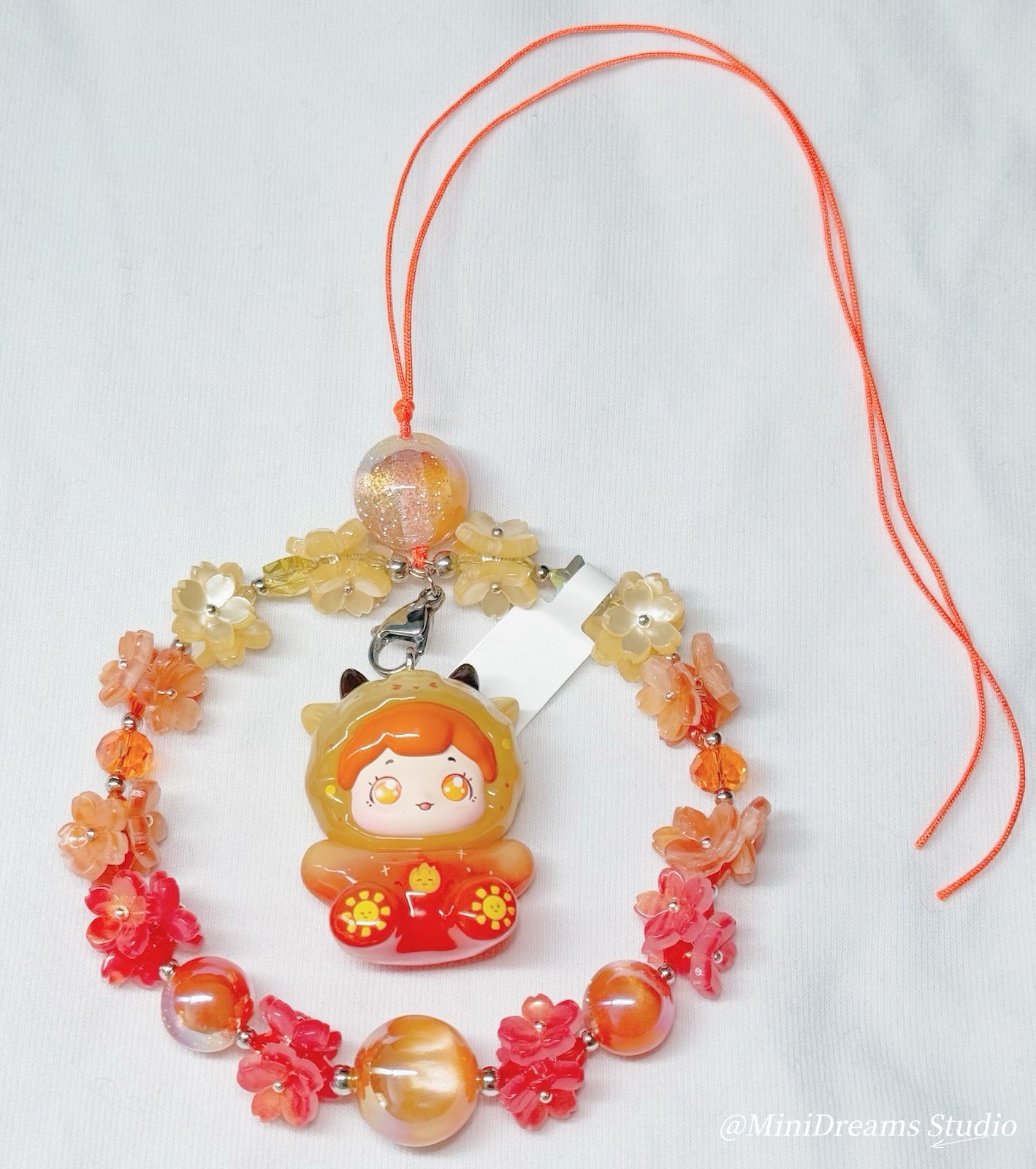 Handmade Car Mirror Charm – Kawaii Doll Hanging Decor + Free Air Freshener Gift