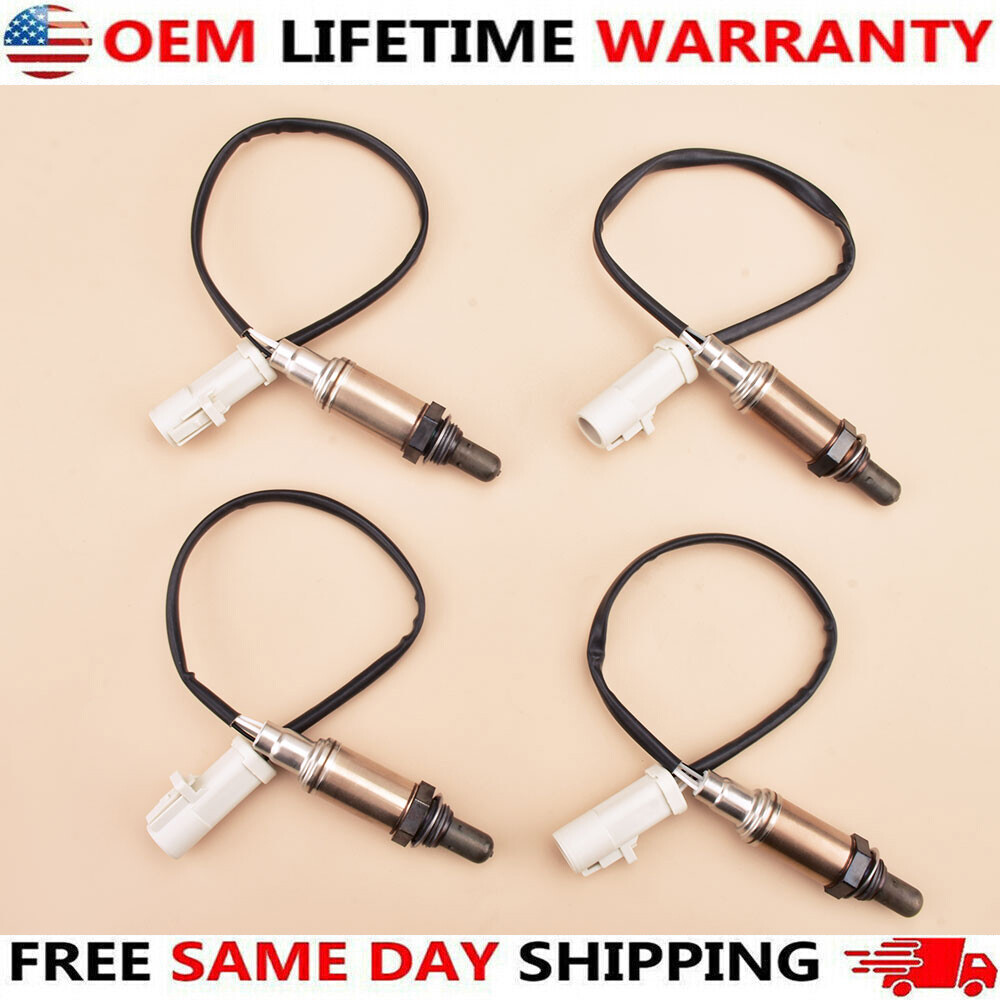 Set of 4 Motorcraft Oxygen O2 Sensor for Ford Mustang 3.8L 4.0L 4.6L 5.0L 5.4L