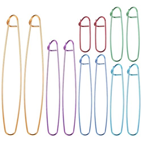 12 Pcs Stitch Holders for Knitting, Yarn Knitting Stitch Holders ractical