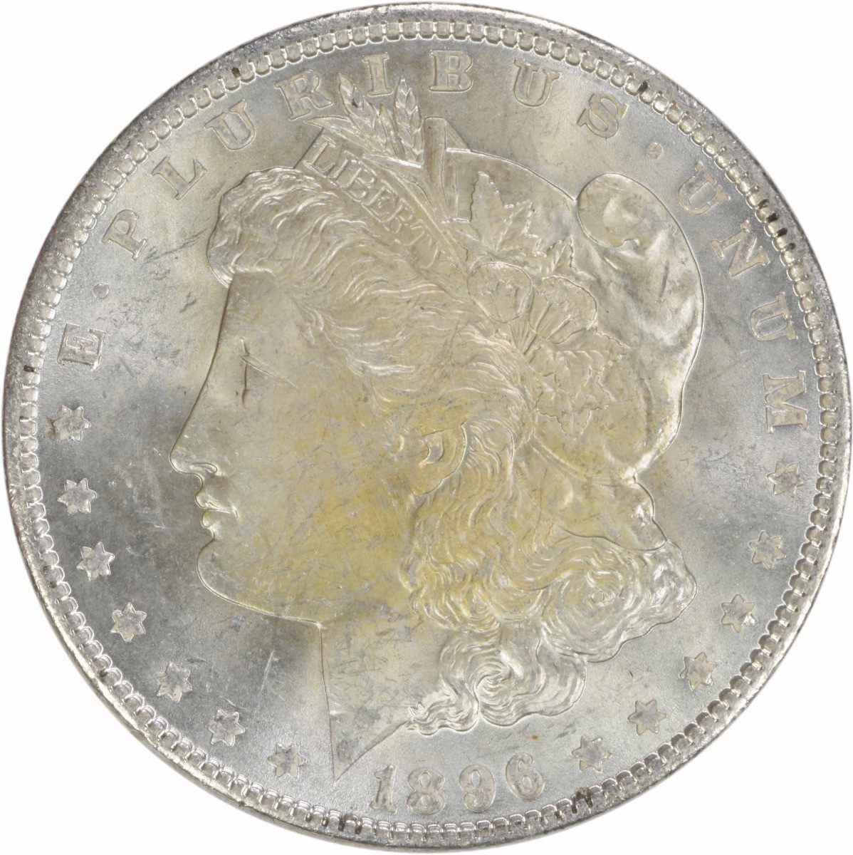 1896 Morgan Silver Dollar Choice BU Uncertified #329