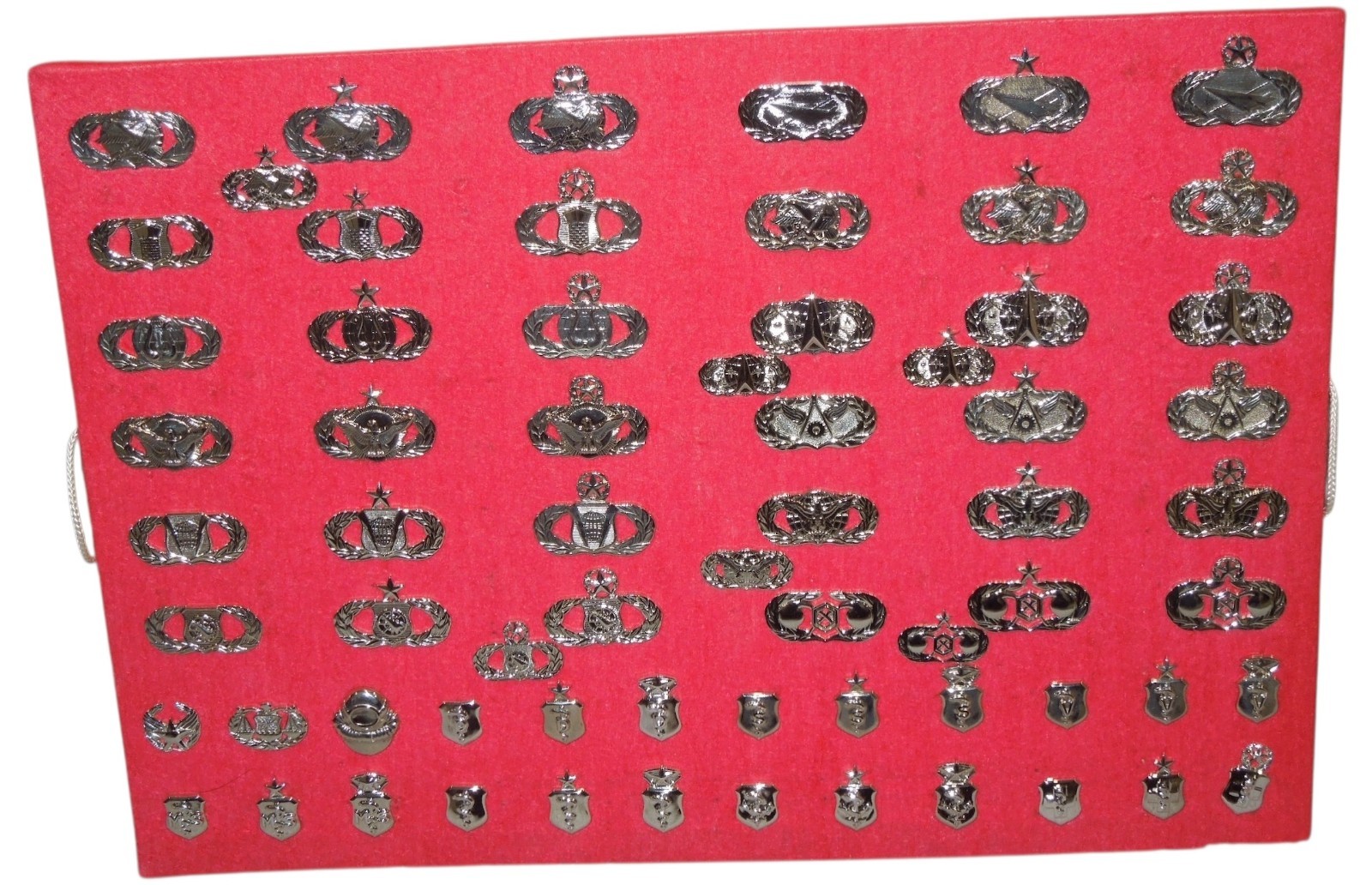 Modern USAF Air Force Badges Qual & Medical Badges Pins Insignia Display Board