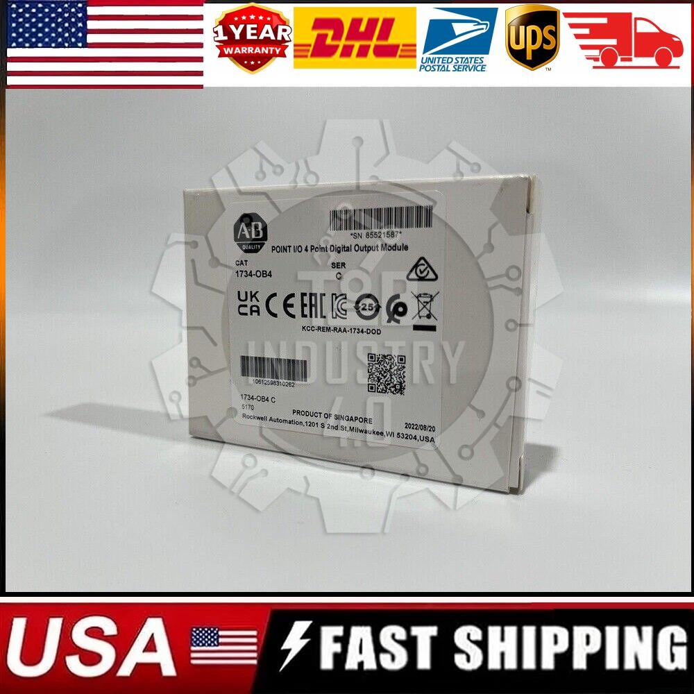 - Allen-Bradley 1734-OB4 POINT I/O 4Point Digital Output Module US Free Tax