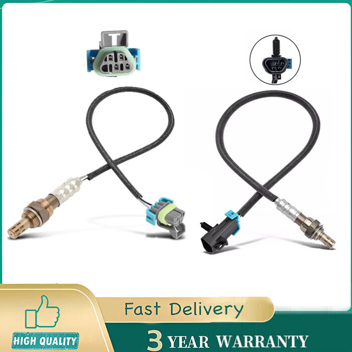 2 PCS 02 Oxygen Sensor Up+Downstream For 2009-2012 Chevrolet Malibu L4 2.4L